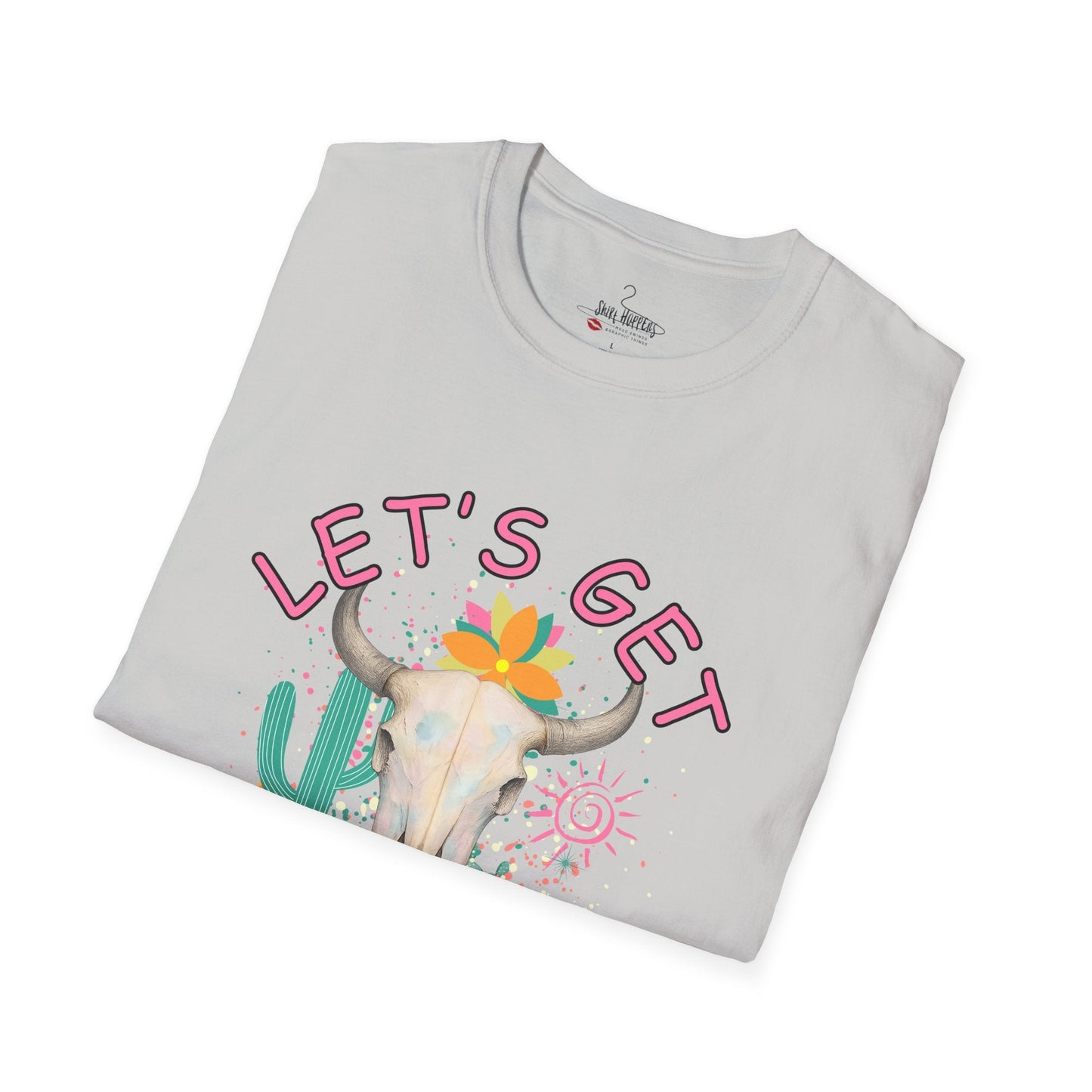 Let's Get Buckwild Tee, Softstyle Shirt, Casual Summer Wear, Gift for Nature Lovers, Trendy Festival Top - Shirt Happens Graphics