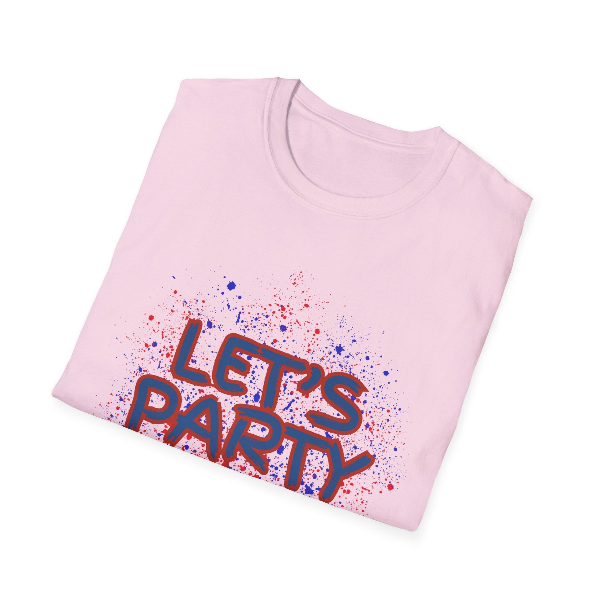 Let's Party - Fun Celebration Tee - Shirt Happens Graphics