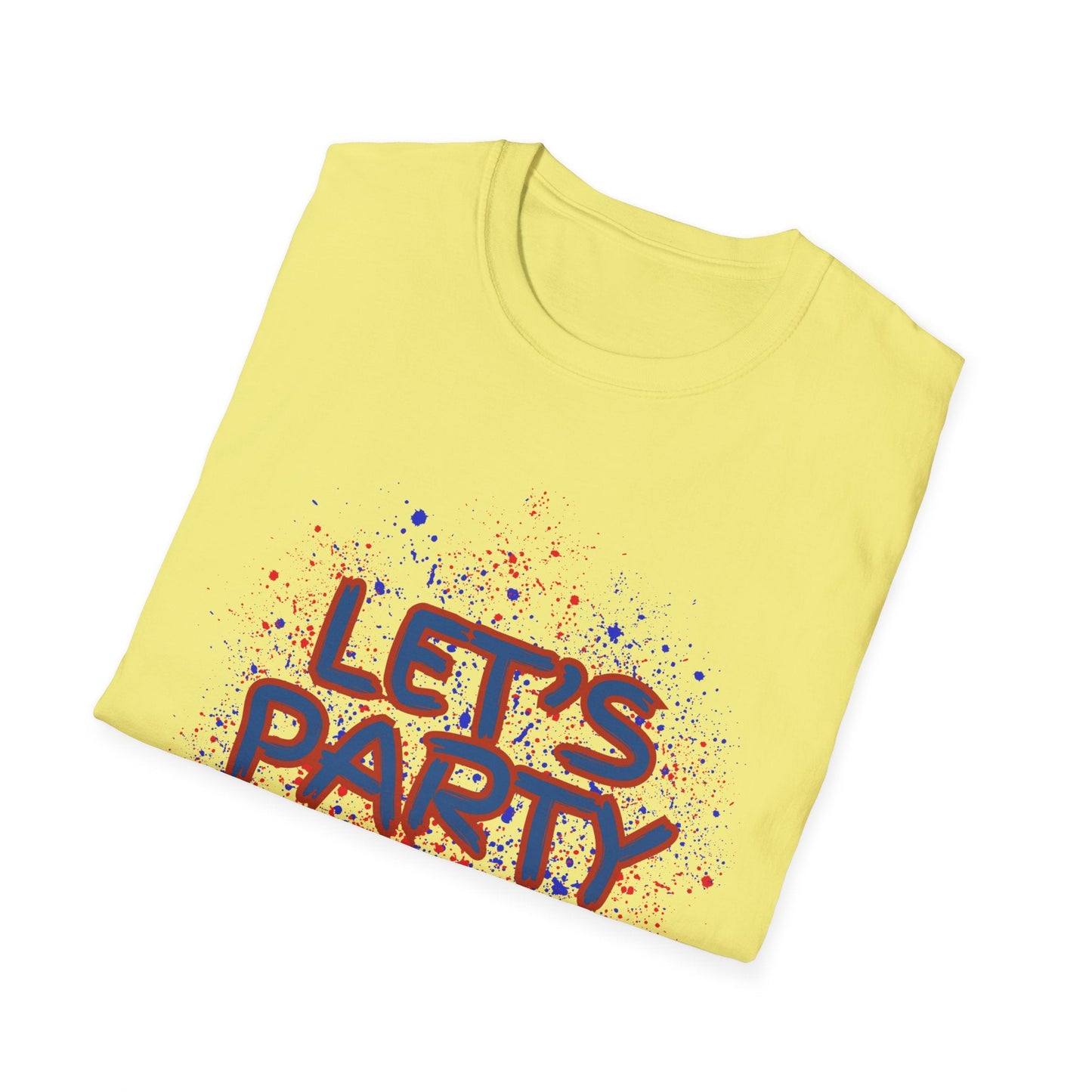 Let's Party - Fun Celebration Tee - Shirt Happens Graphics