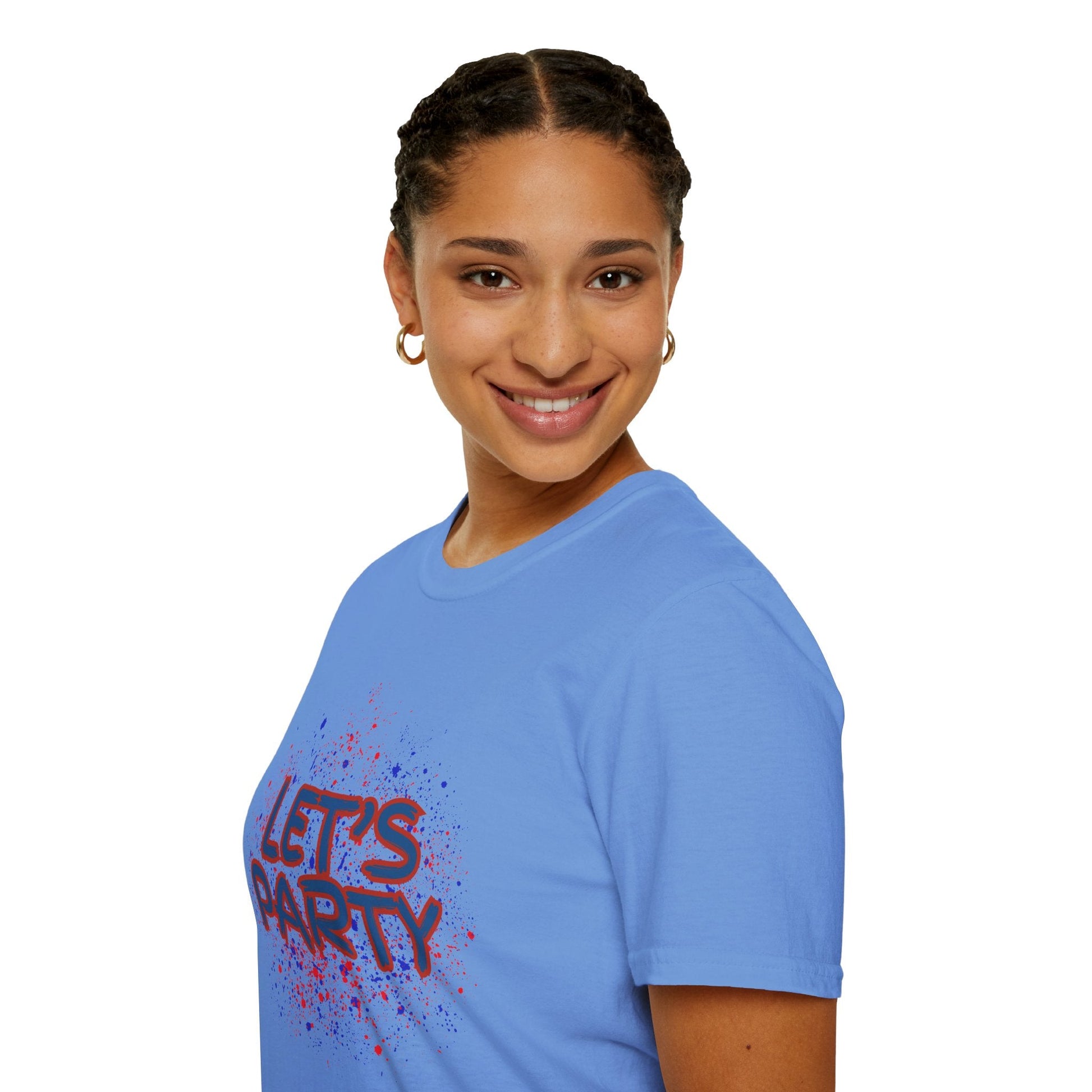 Let's Party - Fun Celebration Tee - Shirt Happens Graphics