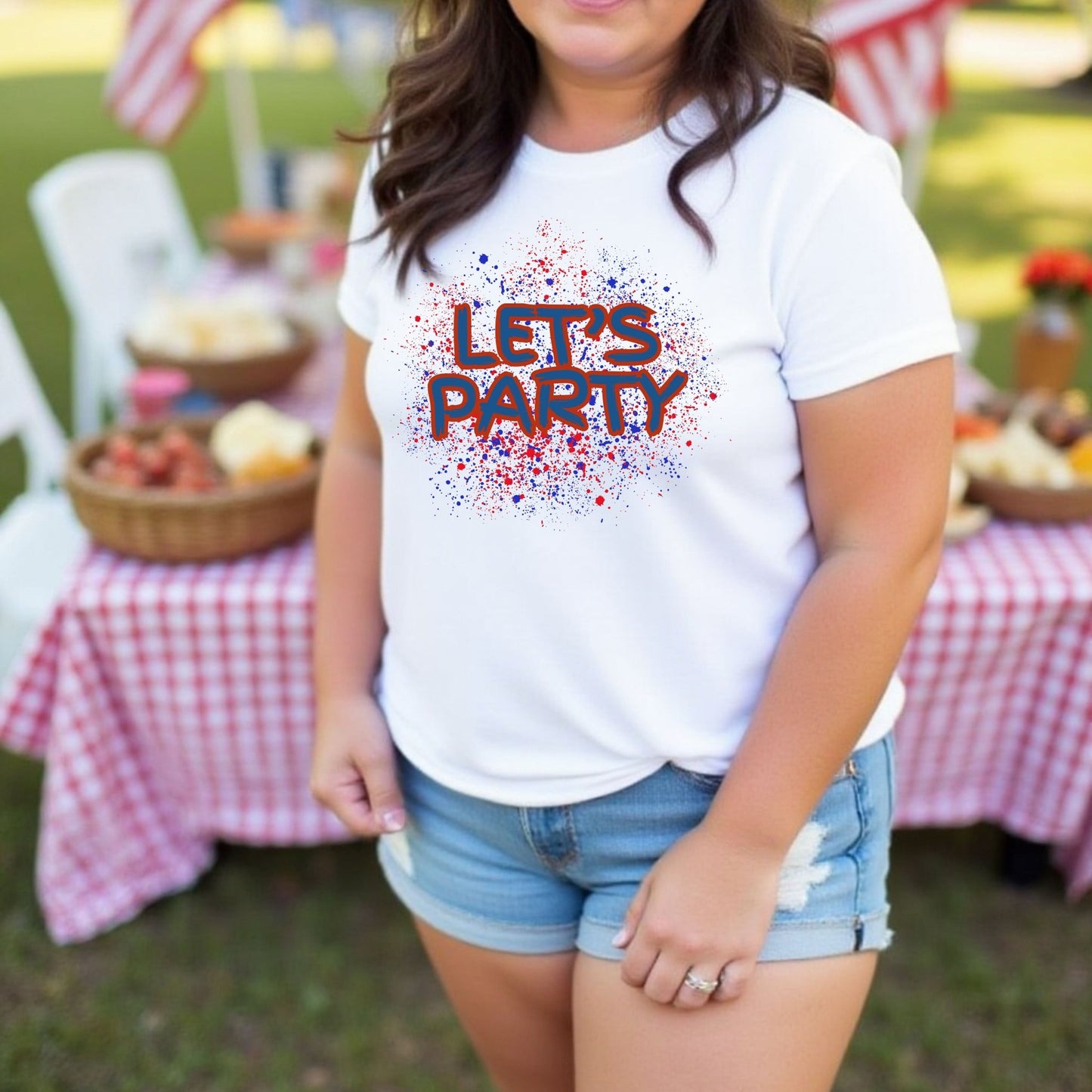 Let's Party - Fun Celebration Tee - Shirt Happens Graphics