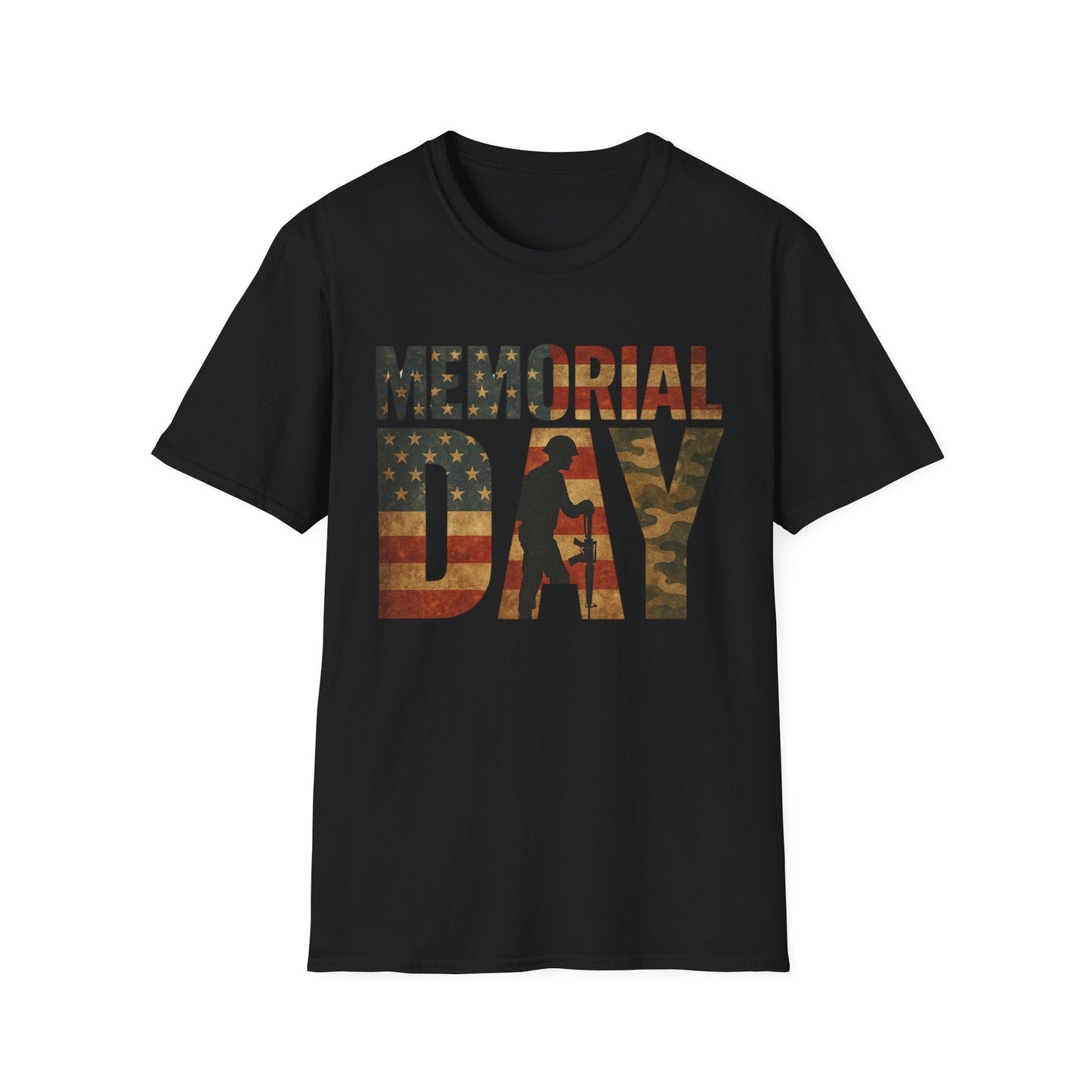 Memorial Day Camo Graphic - T-Shirt - Shirt Happens Graphics