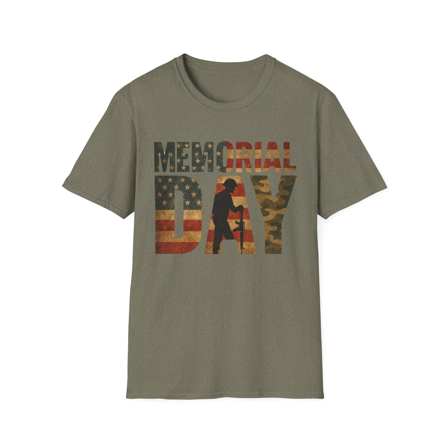 Memorial Day Camo Graphic - T-Shirt - Shirt Happens Graphics
