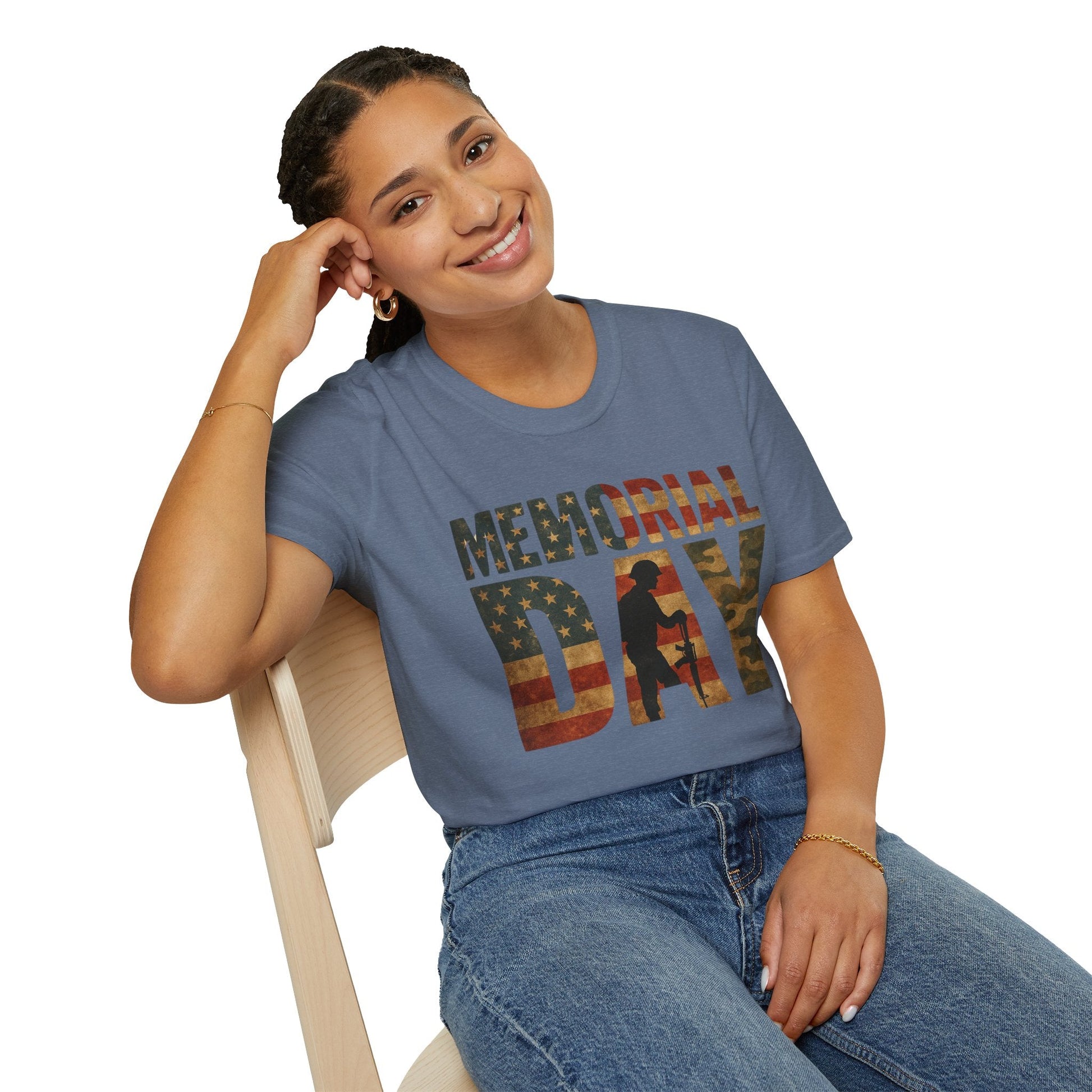 Memorial Day Camo Graphic - T-Shirt - Shirt Happens Graphics
