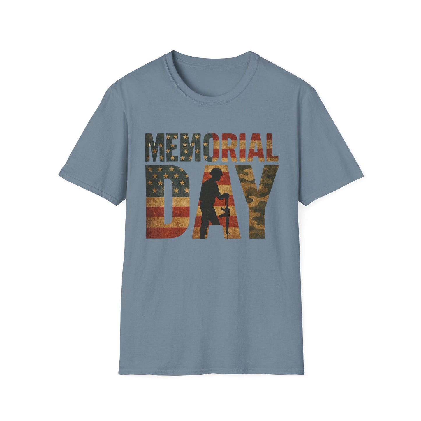 Memorial Day Camo Graphic - T-Shirt - Shirt Happens Graphics