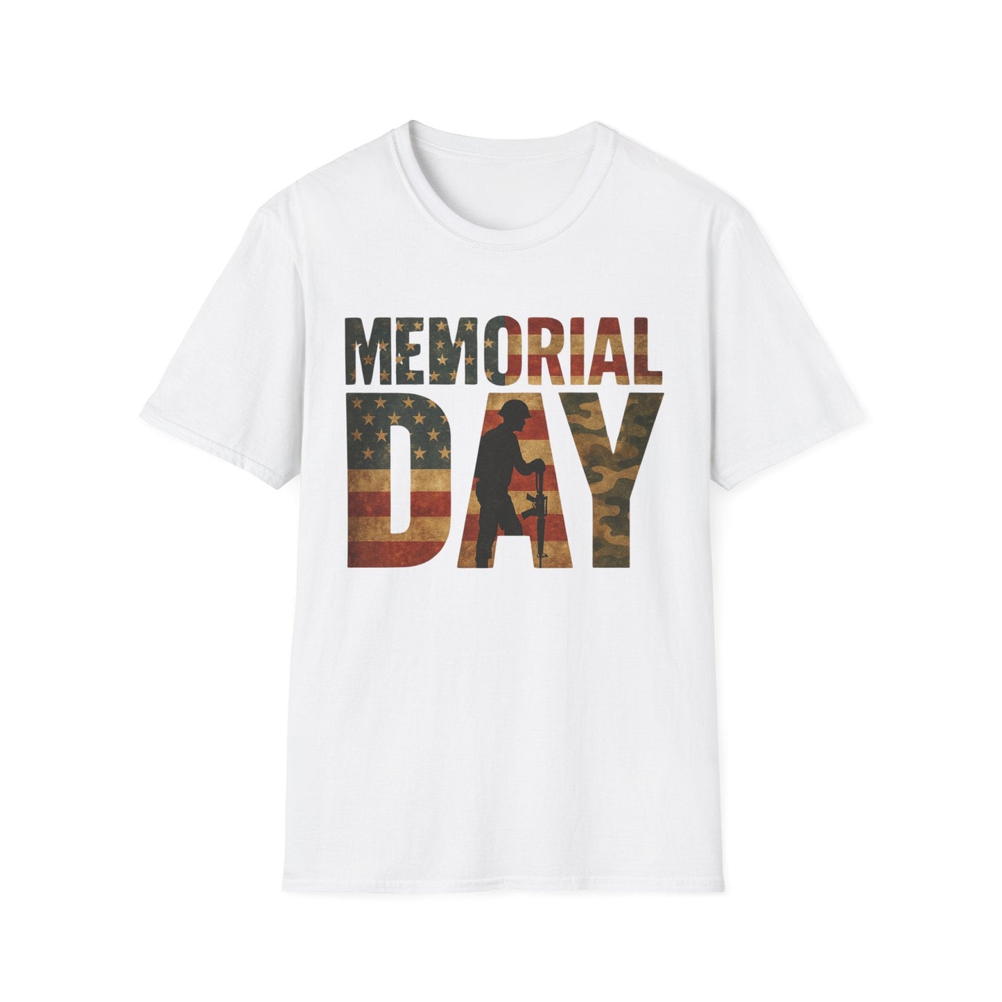 Memorial Day Camo Graphic - T-Shirt - Shirt Happens Graphics