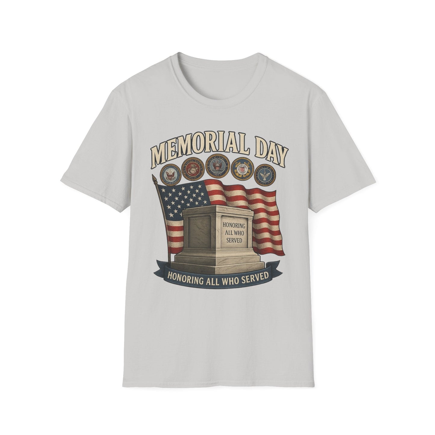 Memorial Day Tribute T-Shirt - Honoring All Who Served - Shirt Happens Graphics