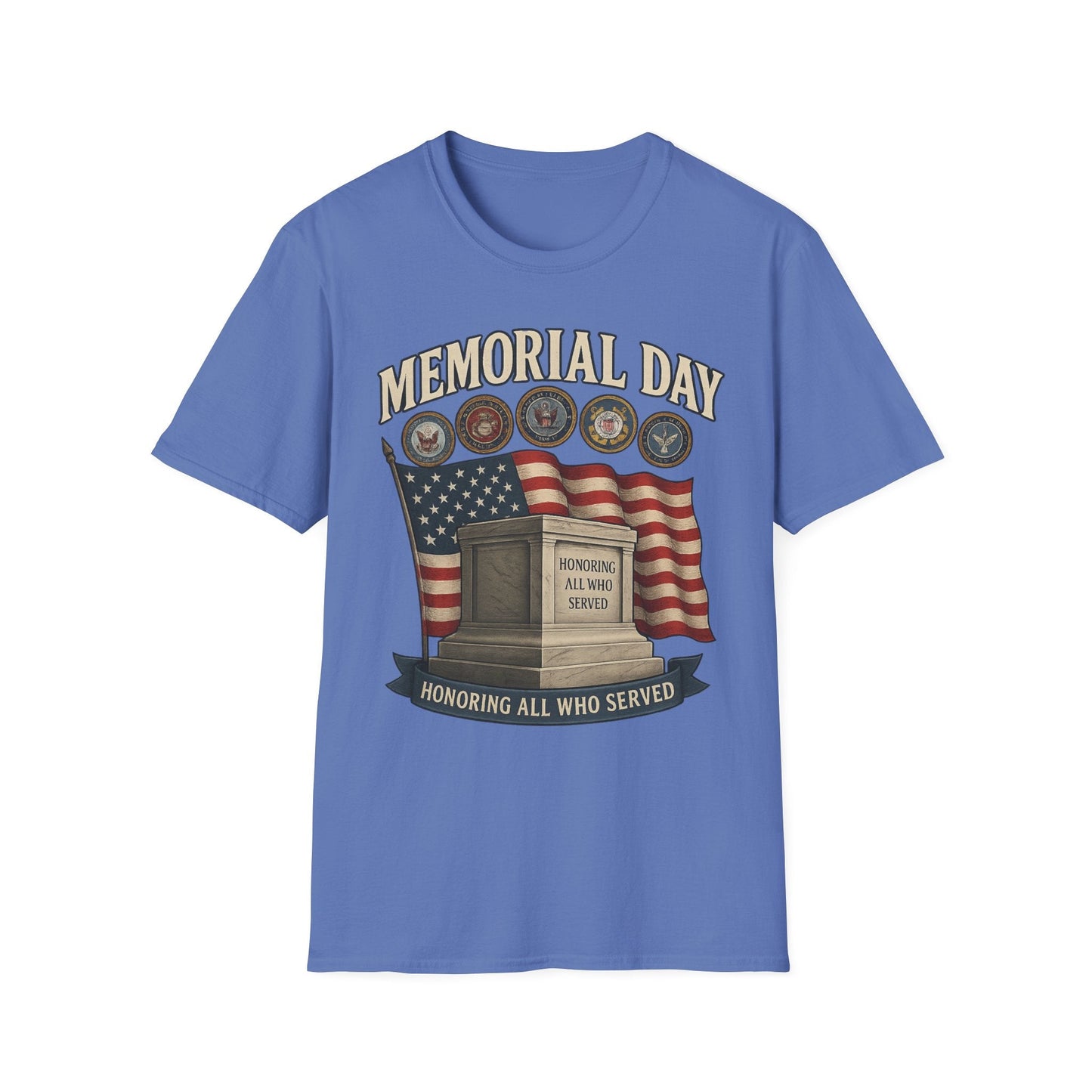 Memorial Day Tribute T-Shirt - Honoring All Who Served - Shirt Happens Graphics
