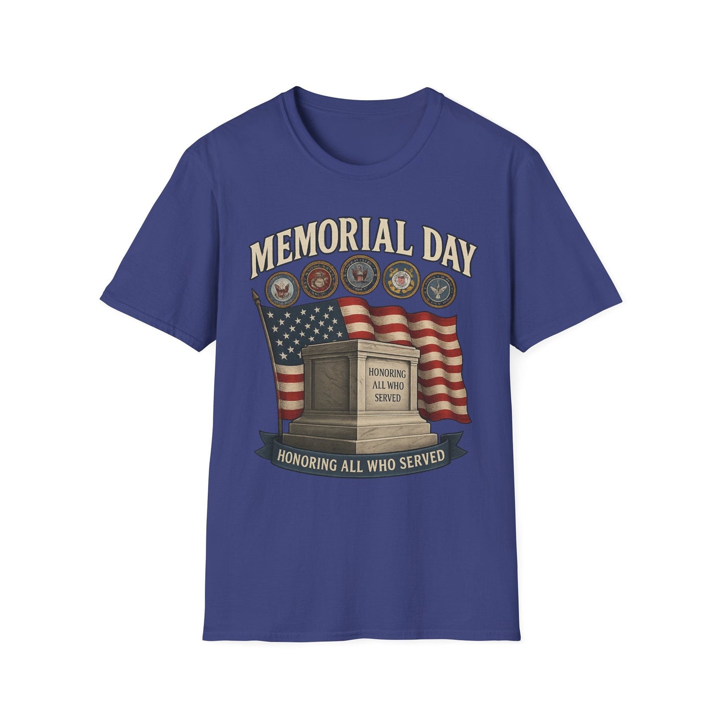 Memorial Day Tribute T-Shirt - Honoring All Who Served - Shirt Happens Graphics