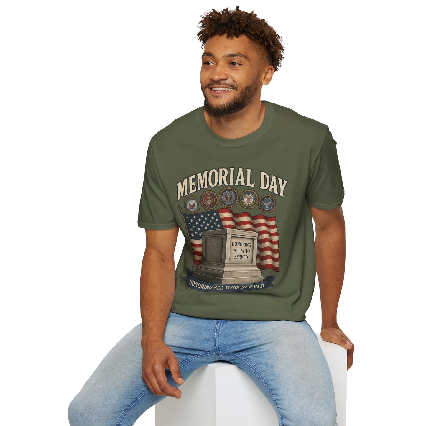 Memorial Day Tribute T-Shirt - Honoring All Who Served - Shirt Happens Graphics
