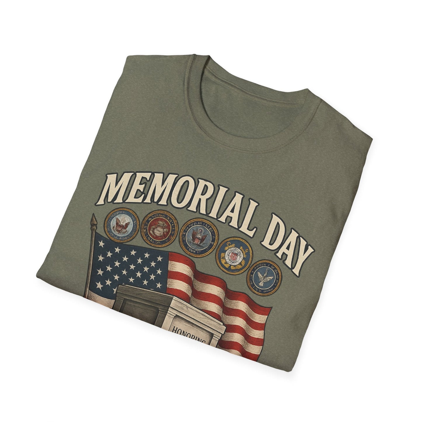 Memorial Day Tribute T-Shirt - Honoring All Who Served - Shirt Happens Graphics
