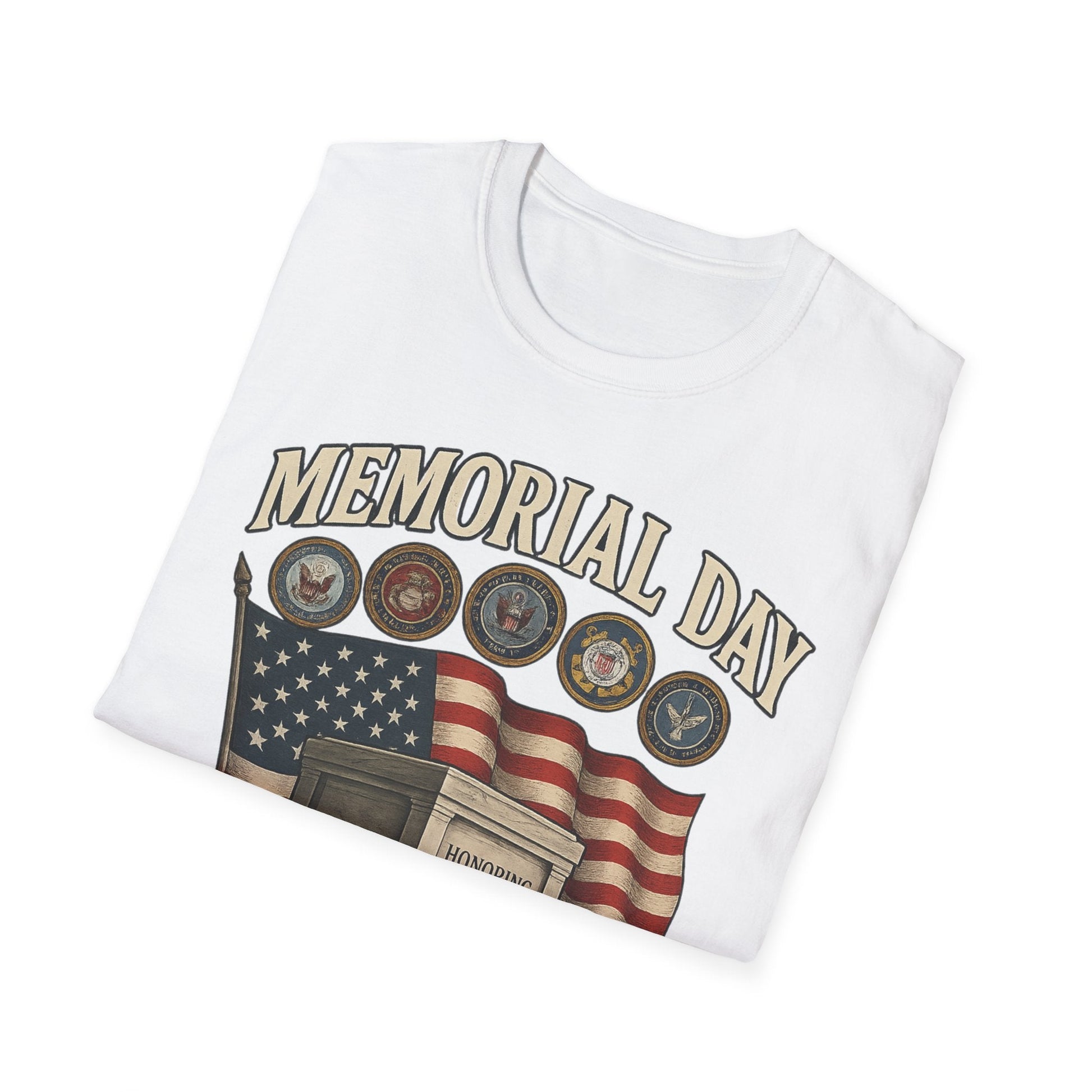 Memorial Day Tribute T-Shirt - Honoring All Who Served - Shirt Happens Graphics