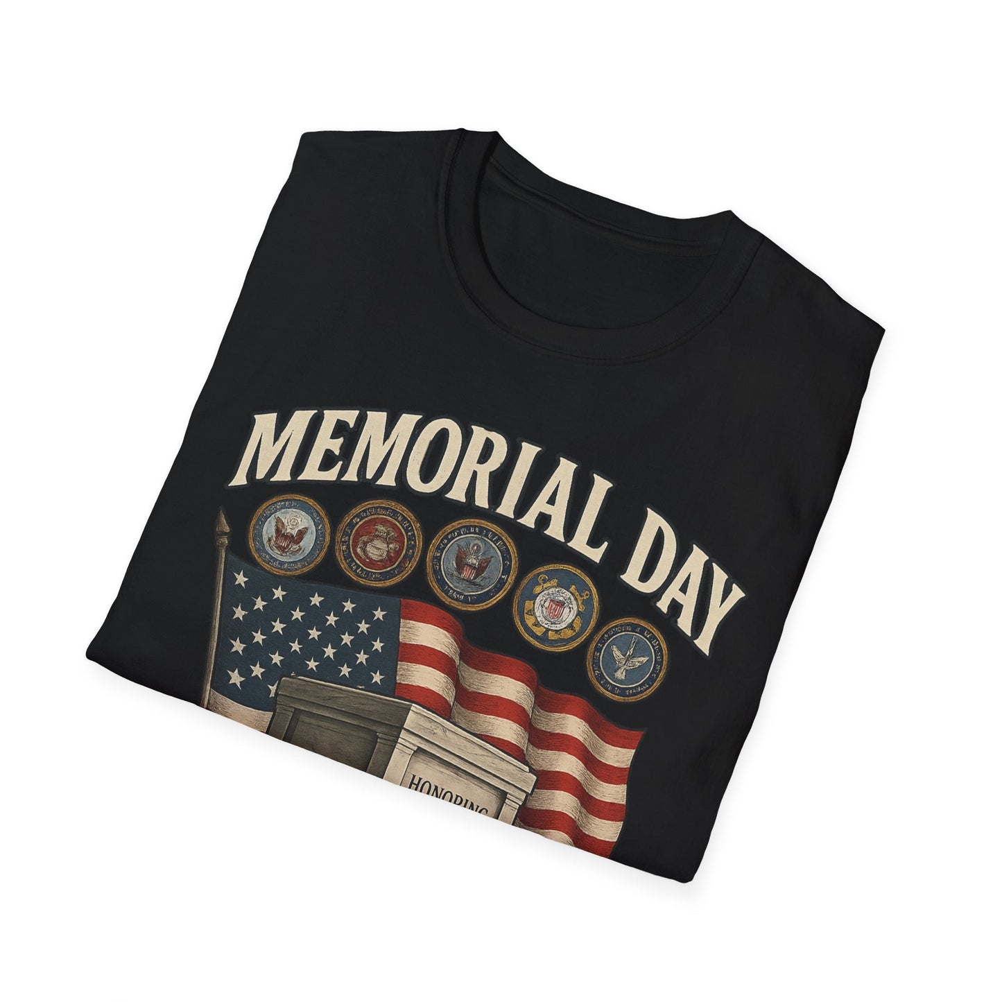 Memorial Day Tribute T-Shirt - Honoring All Who Served - Shirt Happens Graphics