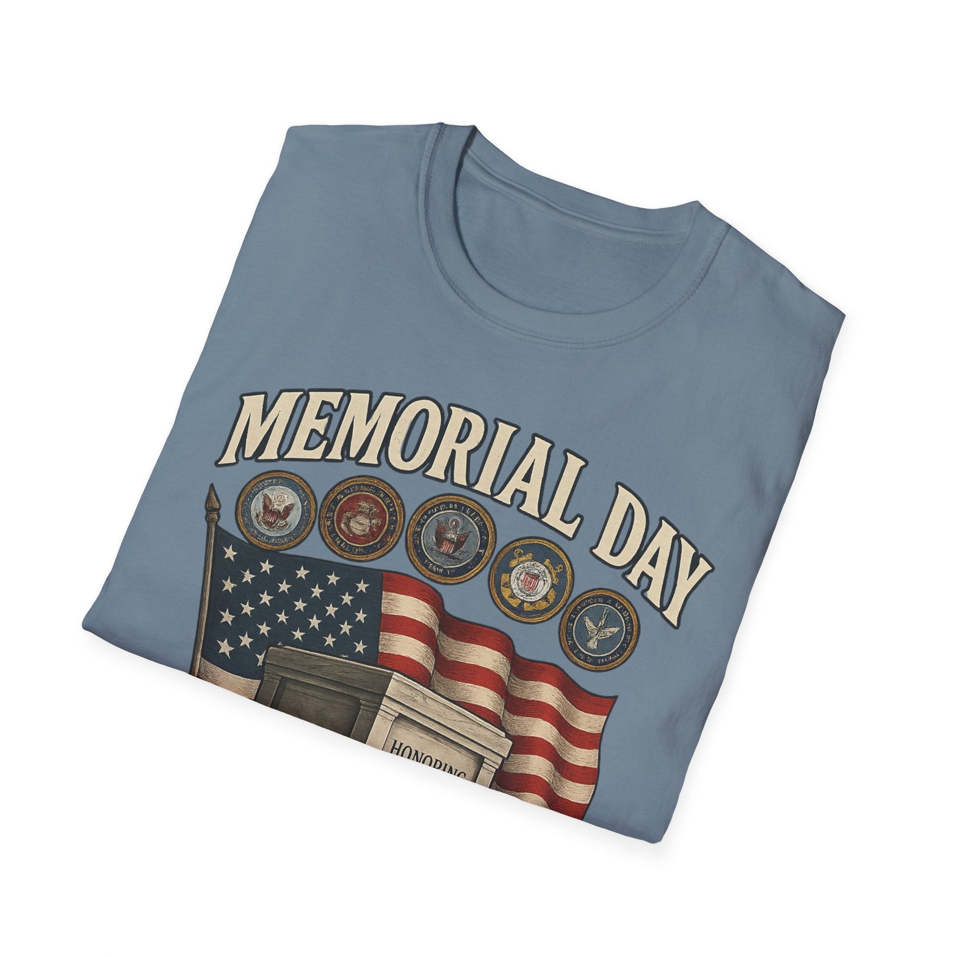 Memorial Day Tribute T-Shirt - Honoring All Who Served - Shirt Happens Graphics