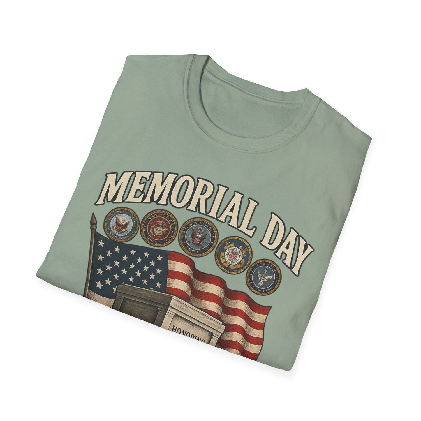 Memorial Day Tribute T-Shirt - Honoring All Who Served - Shirt Happens Graphics