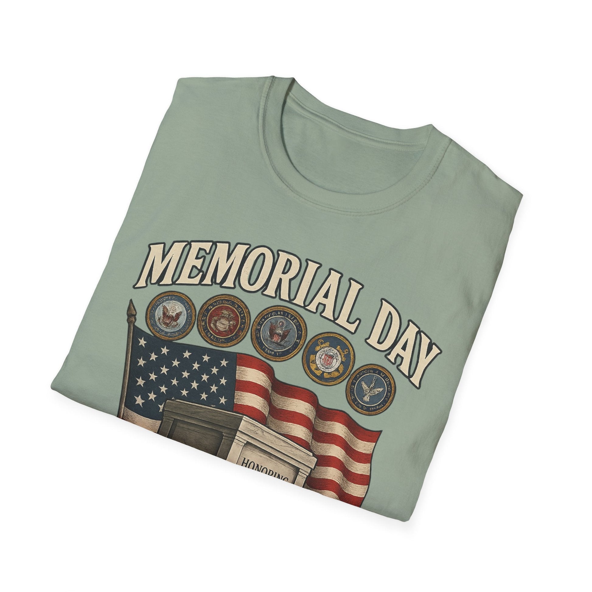 Memorial Day Tribute T-Shirt - Honoring All Who Served - Shirt Happens Graphics