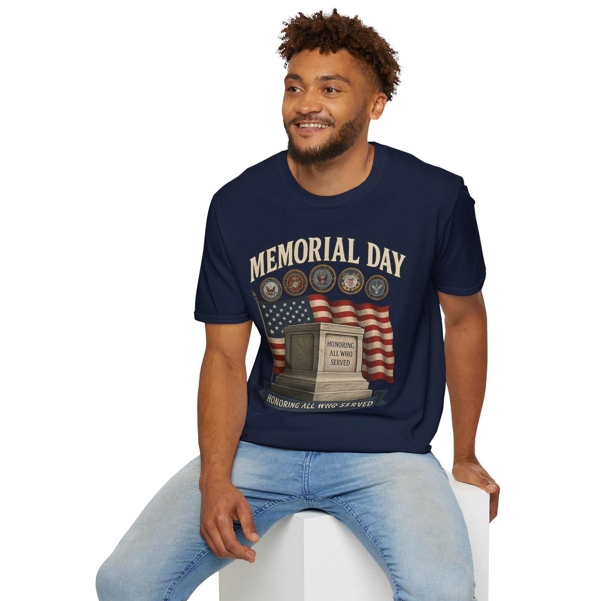 Memorial Day Tribute T-Shirt - Honoring All Who Served - Shirt Happens Graphics