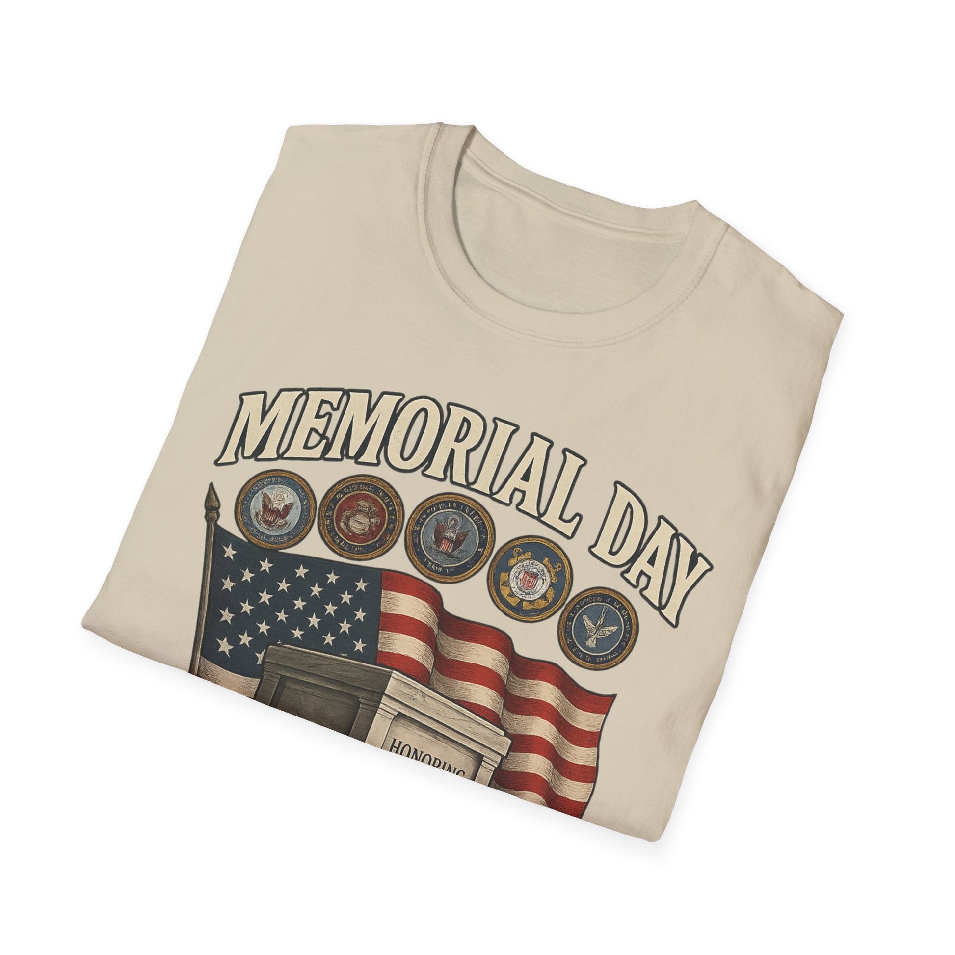 Memorial Day Tribute T-Shirt - Honoring All Who Served - Shirt Happens Graphics