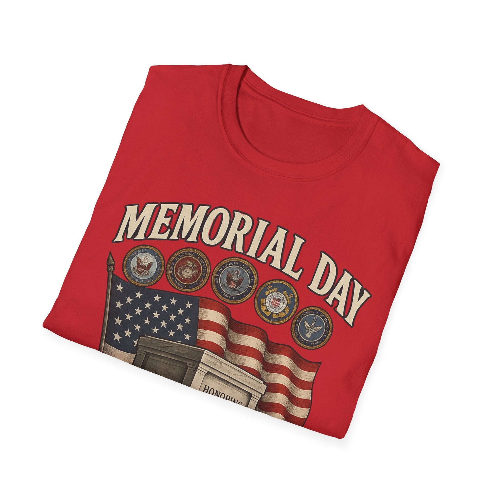 Memorial Day Tribute T-Shirt - Honoring All Who Served - Shirt Happens Graphics
