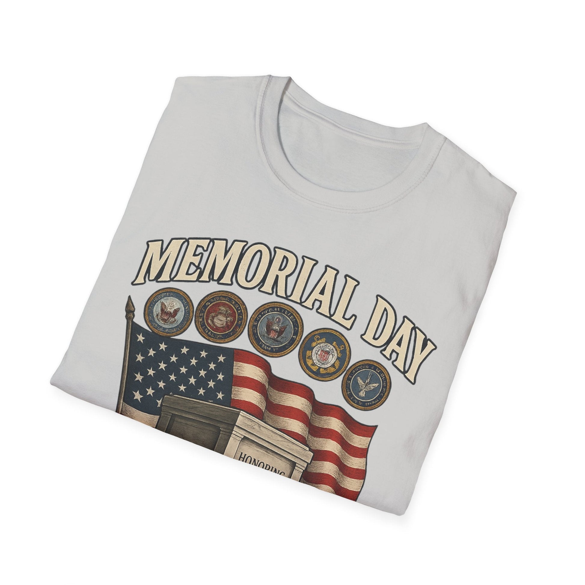 Memorial Day Tribute T-Shirt - Honoring All Who Served - Shirt Happens Graphics
