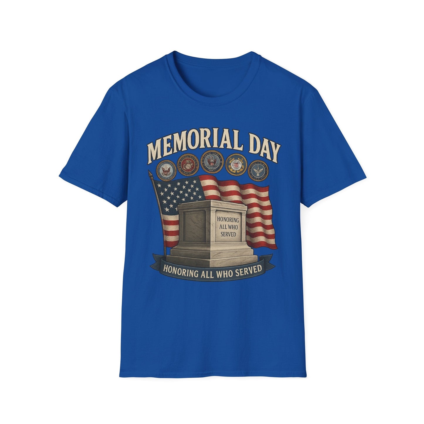 Memorial Day Tribute T-Shirt - Honoring All Who Served - Shirt Happens Graphics