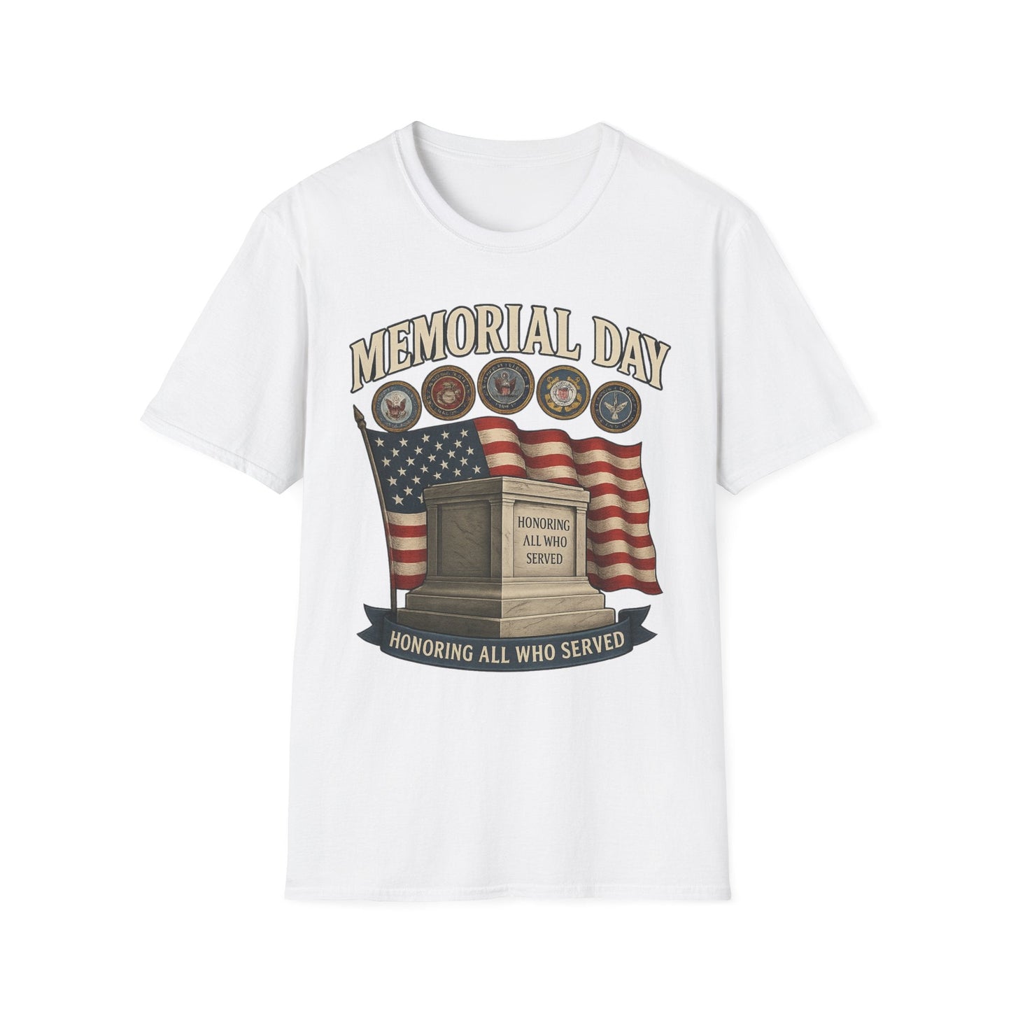 Memorial Day Tribute T-Shirt - Honoring All Who Served - Shirt Happens Graphics
