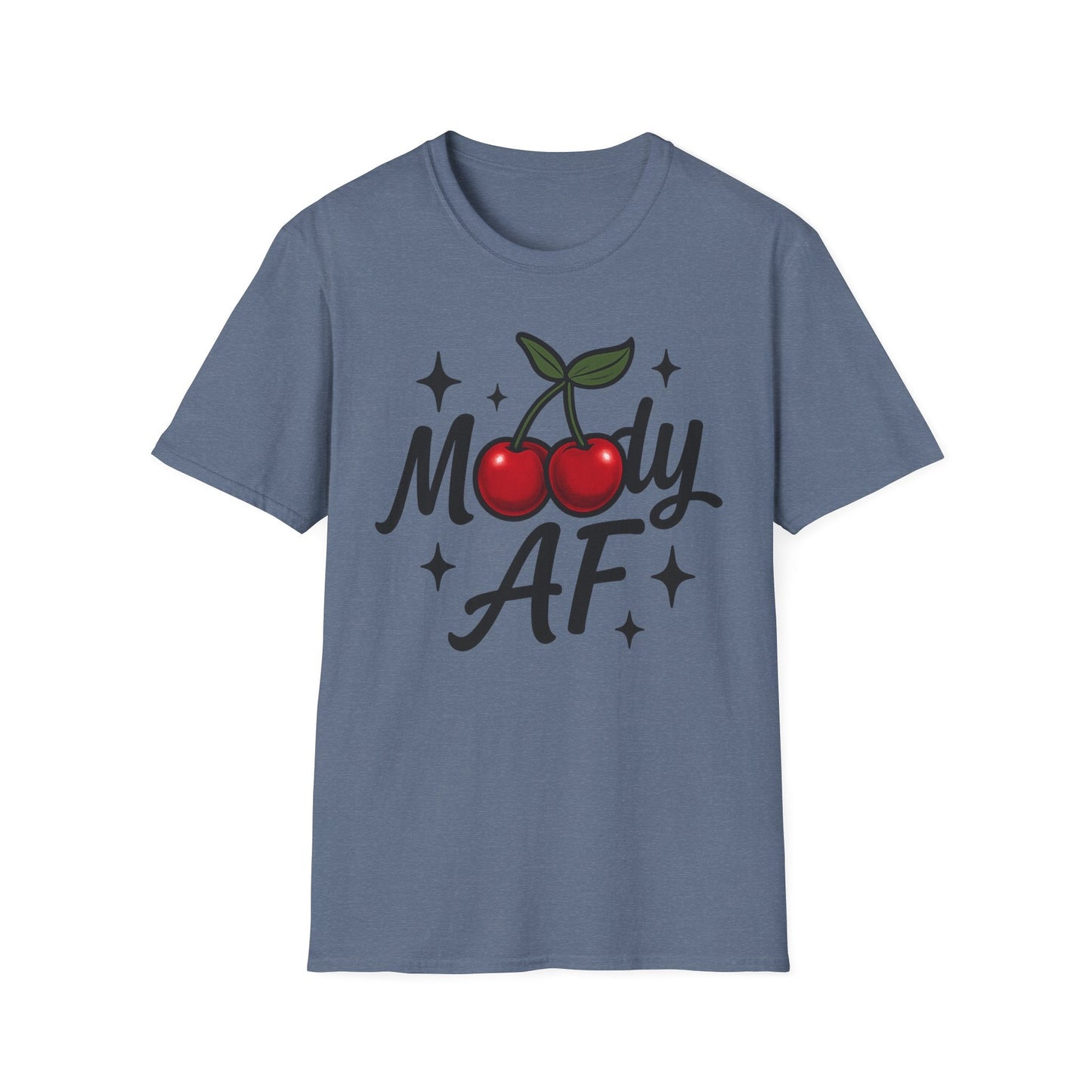 Moody AF T-Shirt | Cute Cherry Graphic Tee - Shirt Happens Graphics