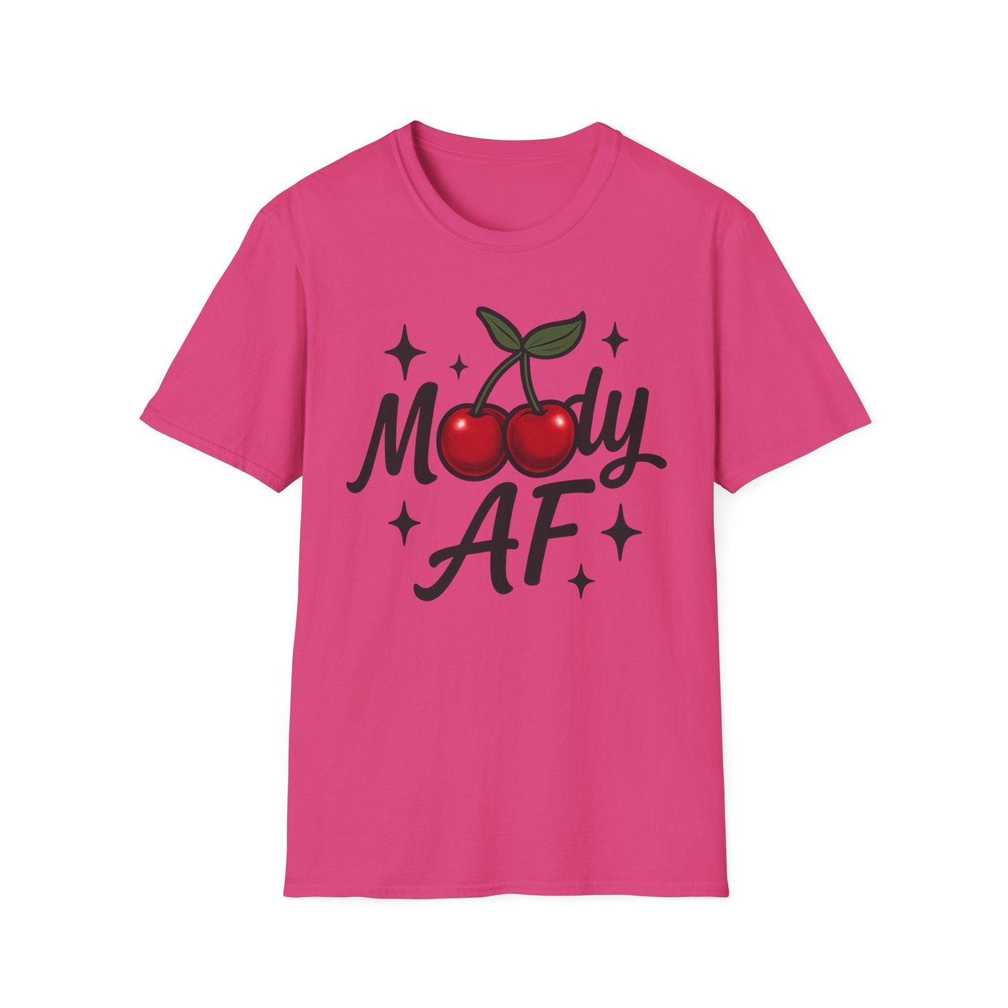 Moody AF T-Shirt | Cute Cherry Graphic Tee - Shirt Happens Graphics