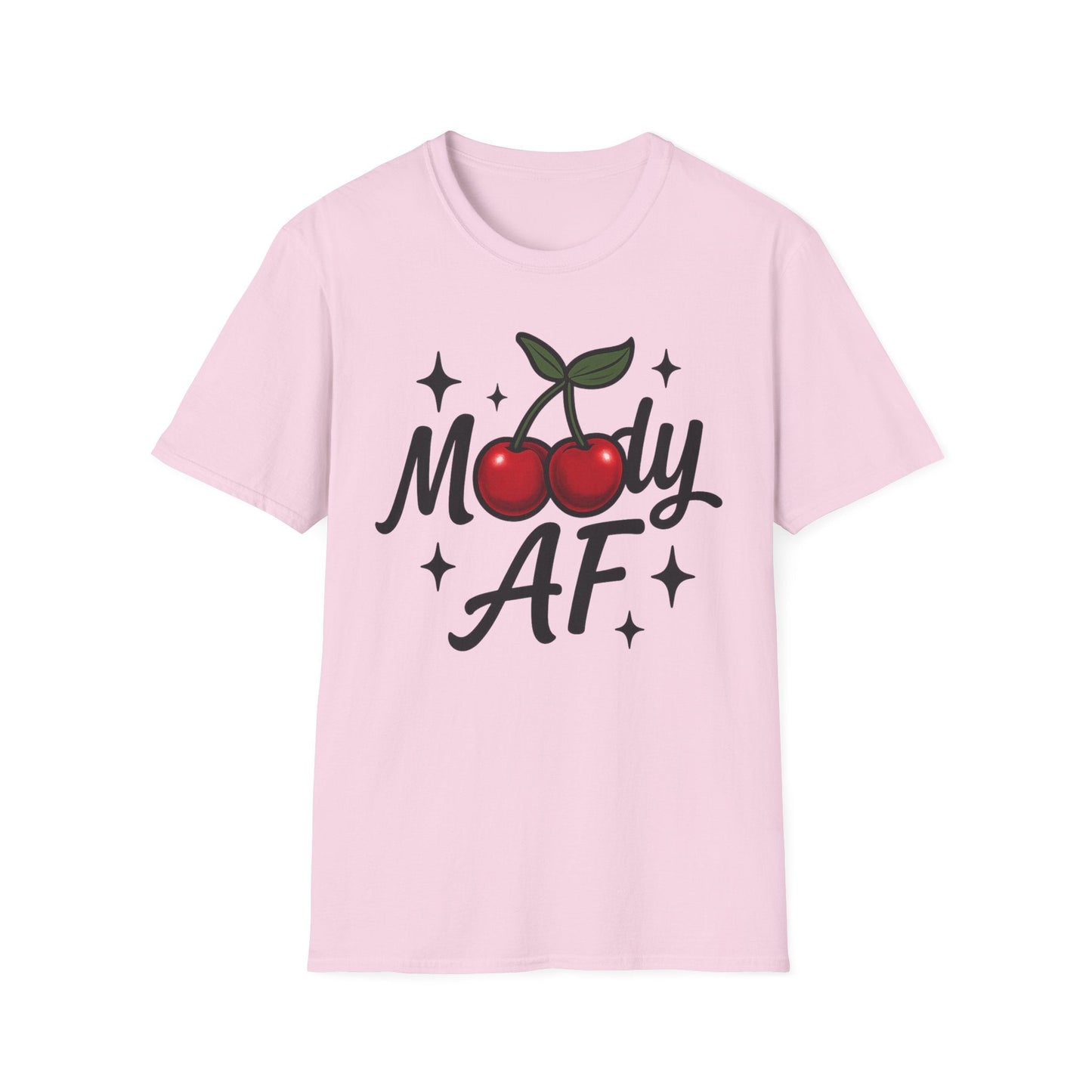 Moody AF T-Shirt | Cute Cherry Graphic Tee - Shirt Happens Graphics