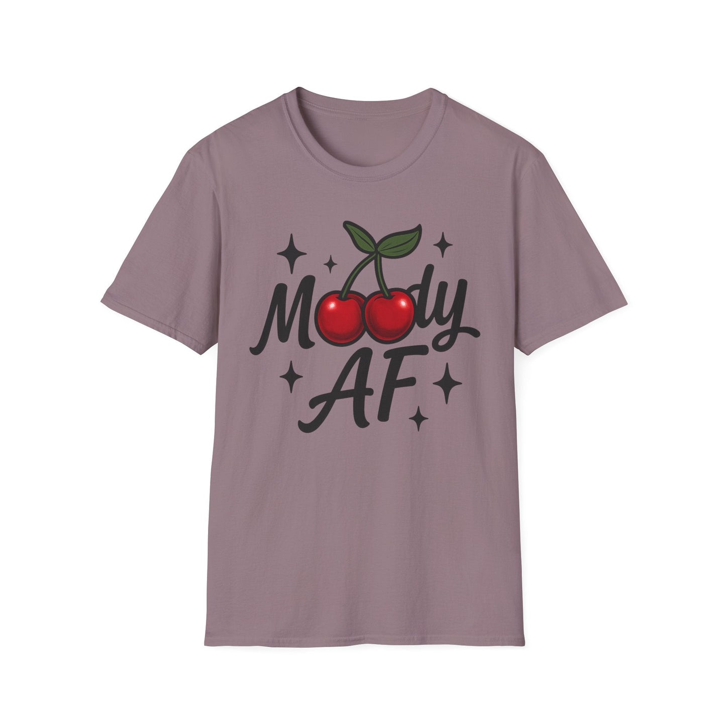 Moody AF T-Shirt | Cute Cherry Graphic Tee - Shirt Happens Graphics