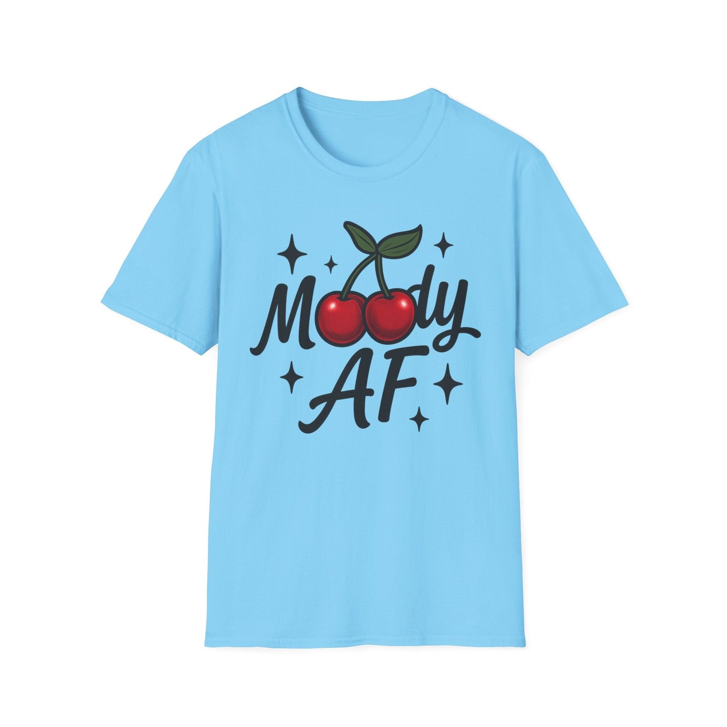 Moody AF T-Shirt | Cute Cherry Graphic Tee - Shirt Happens Graphics