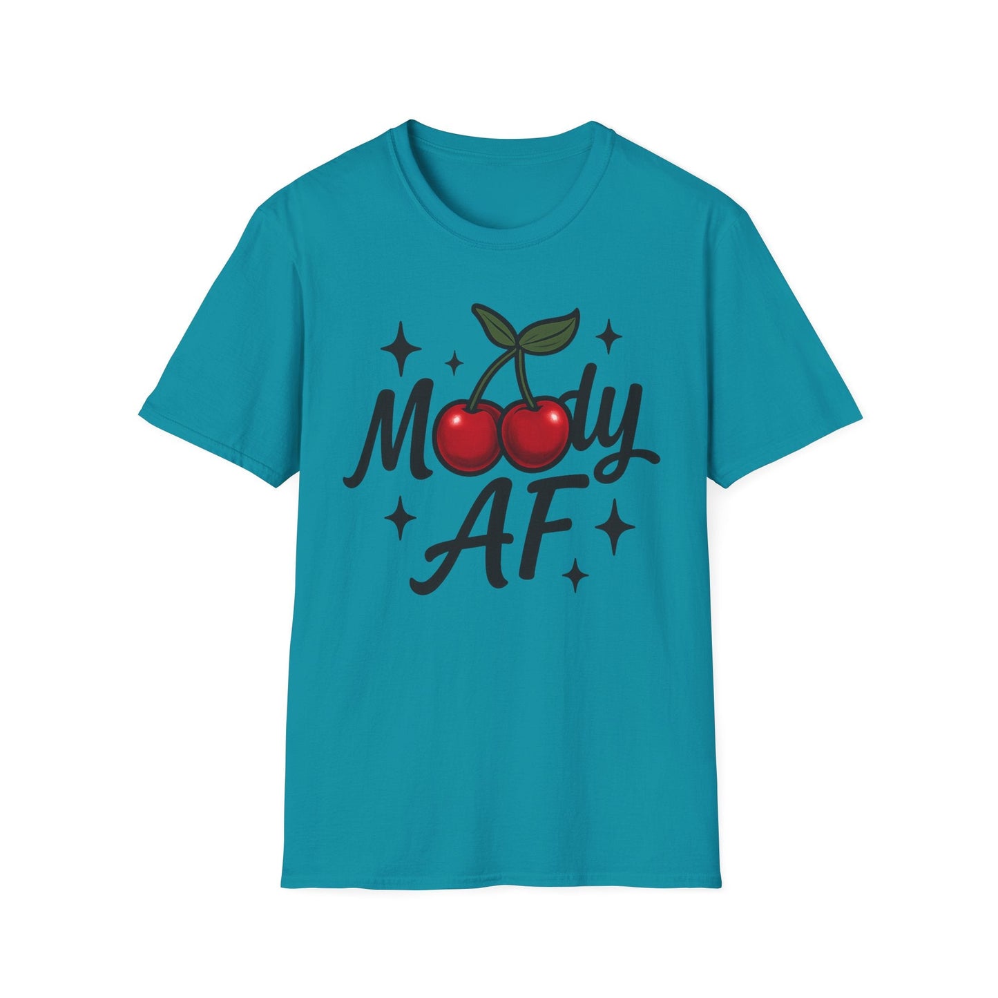 Moody AF T-Shirt | Cute Cherry Graphic Tee - Shirt Happens Graphics