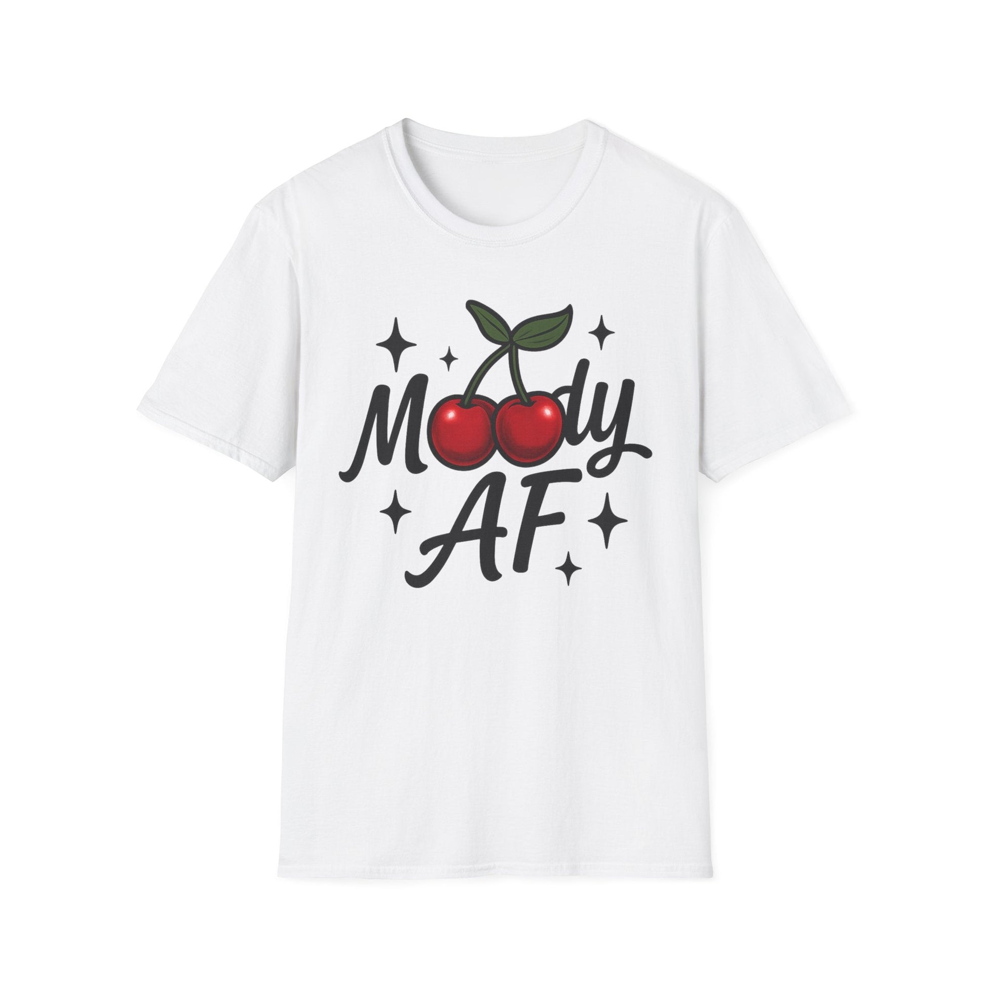 Moody AF T-Shirt | Cute Cherry Graphic Tee - Shirt Happens Graphics