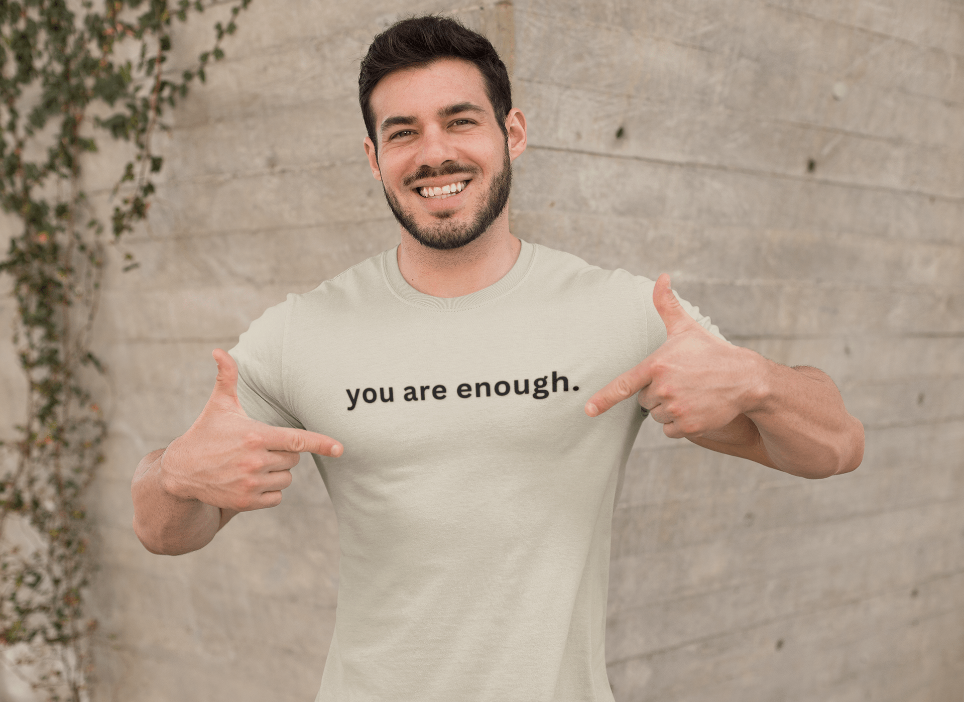 Motivational Unisex T-Shirt - You Are Enough, Inspirational Clothing, Positive Quote Shirt, Self - Love Gift, Casual Wear, Everyday Reminder - Shirt Happens Graphics