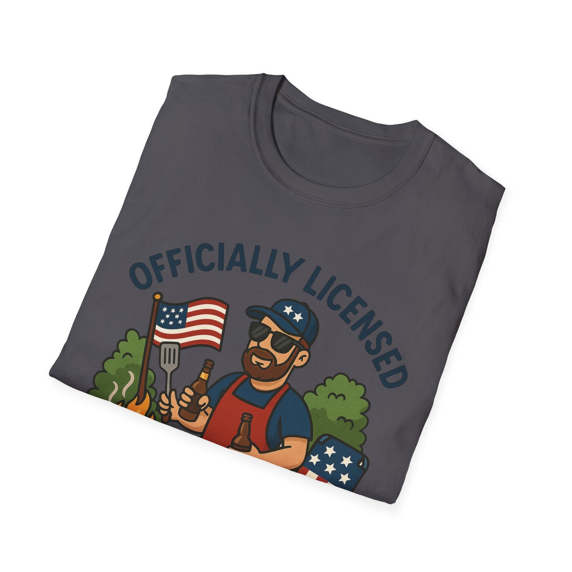 Officially Licensed BBQ Master T-Shirt for Grill Enthusiasts - Shirt Happens Graphics