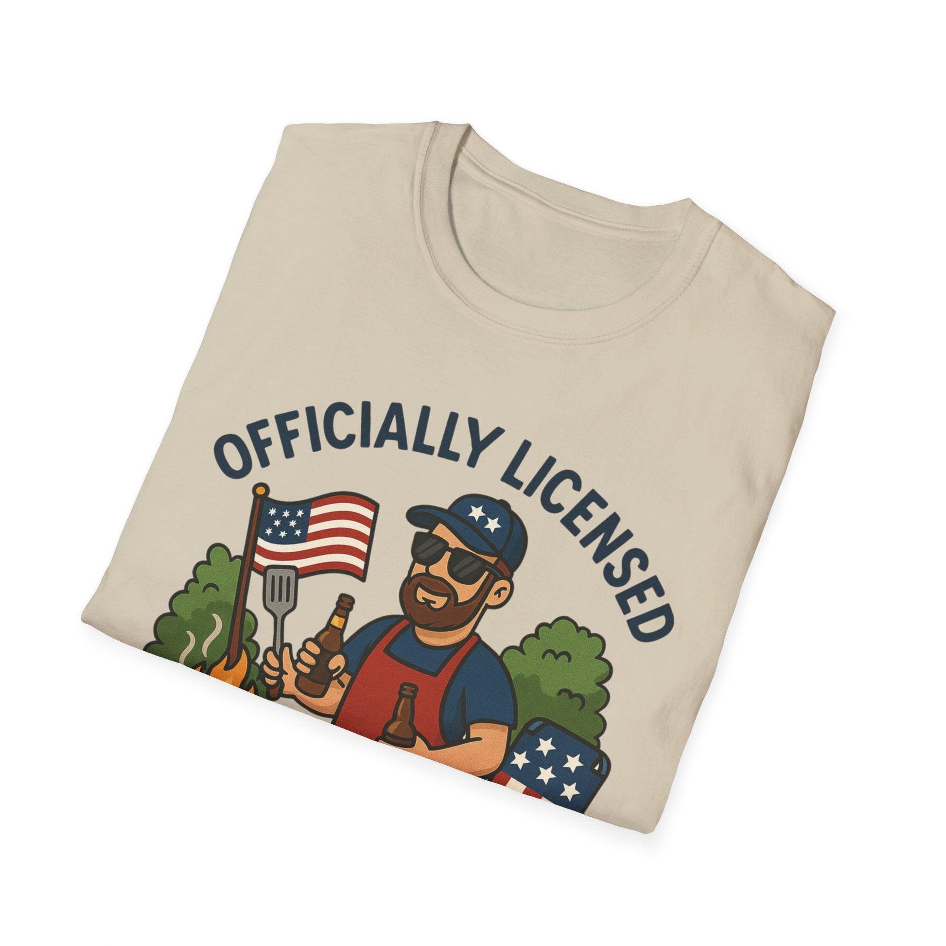 Officially Licensed BBQ Master T-Shirt for Grill Enthusiasts - Shirt Happens Graphics
