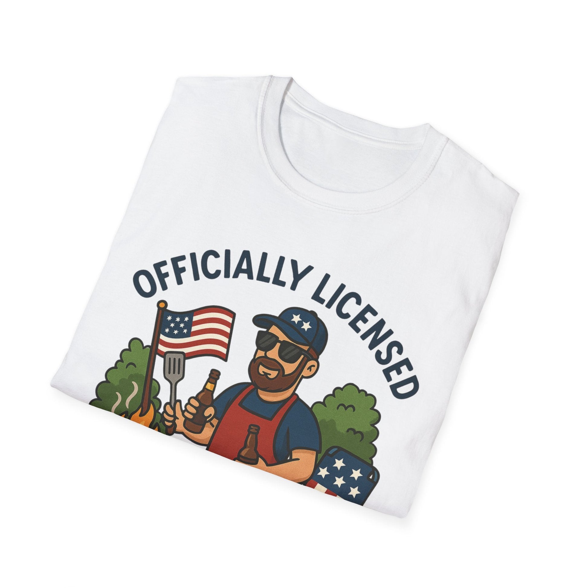 Officially Licensed BBQ Master T-Shirt for Grill Enthusiasts - Shirt Happens Graphics
