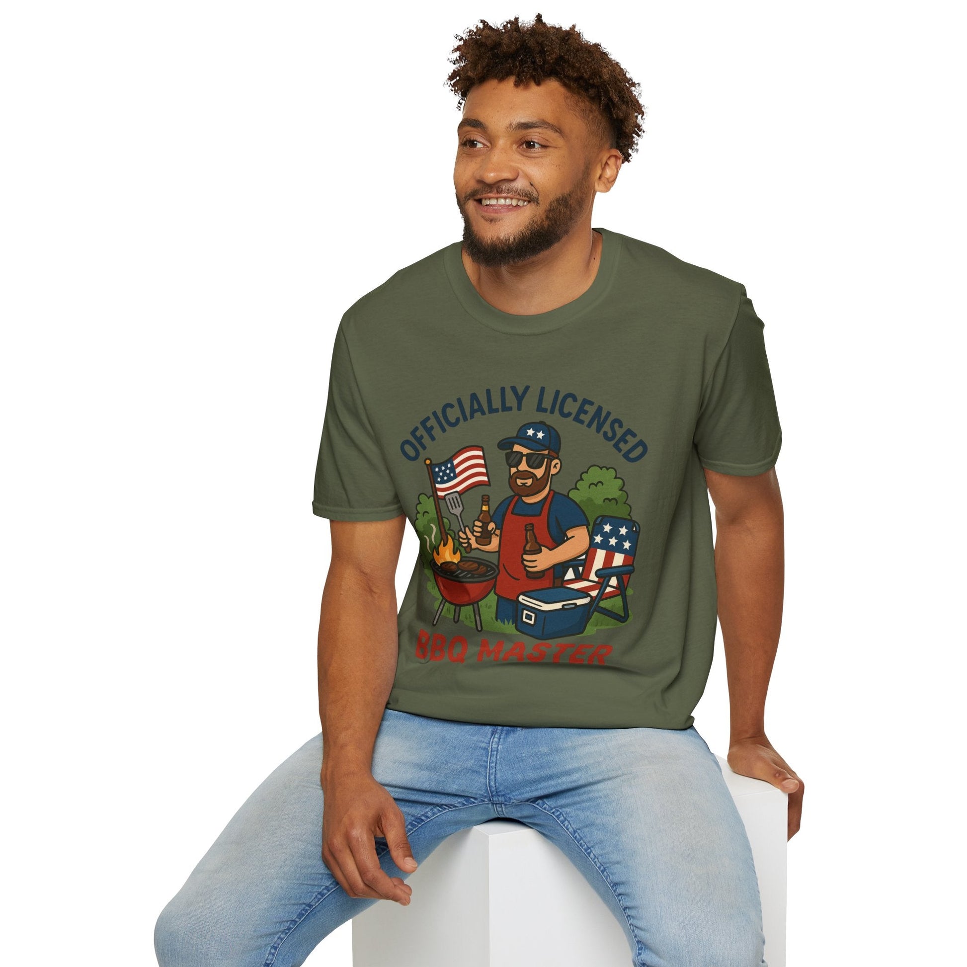 Officially Licensed BBQ Master T-Shirt for Grill Enthusiasts - Shirt Happens Graphics
