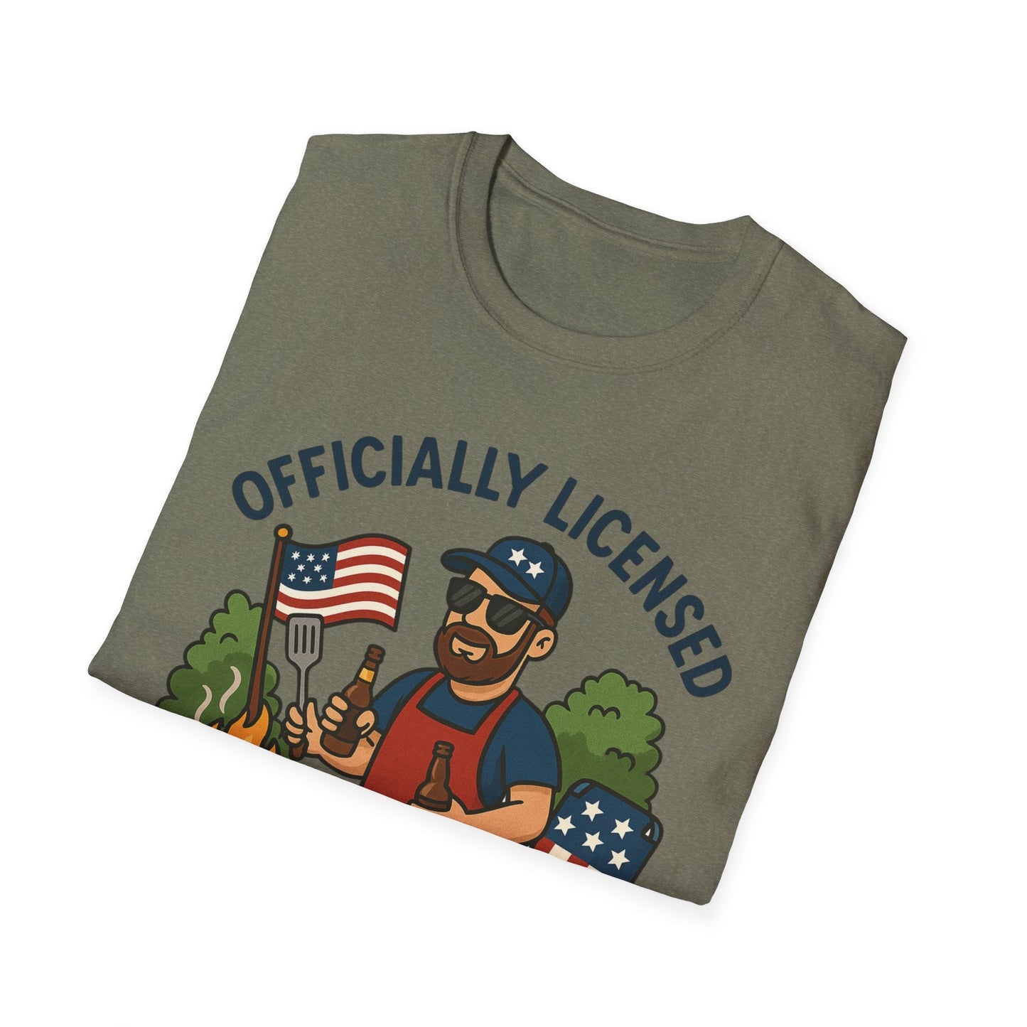 Officially Licensed BBQ Master T-Shirt for Grill Enthusiasts - Shirt Happens Graphics
