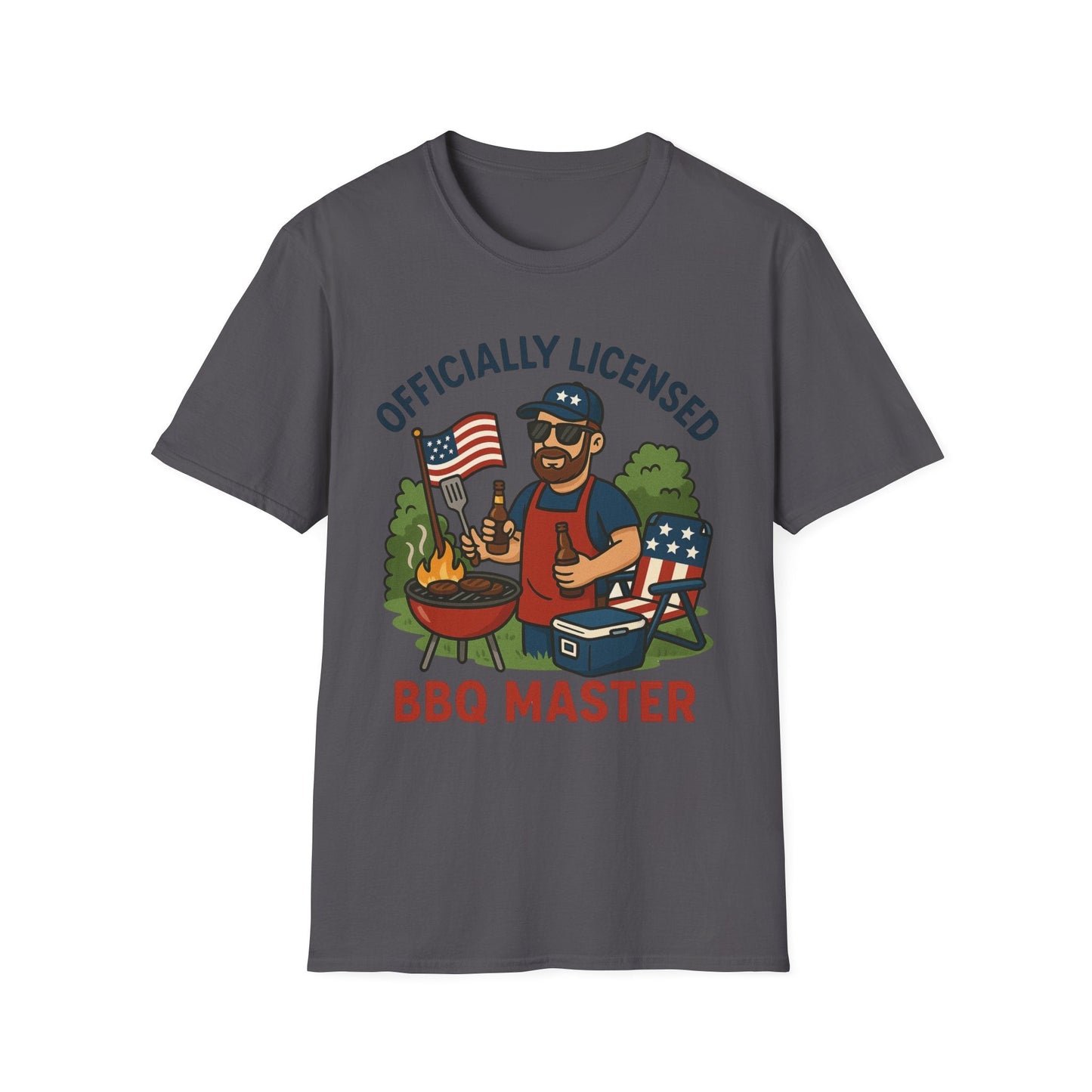 Officially Licensed BBQ Master T-Shirt for Grill Enthusiasts - Shirt Happens Graphics
