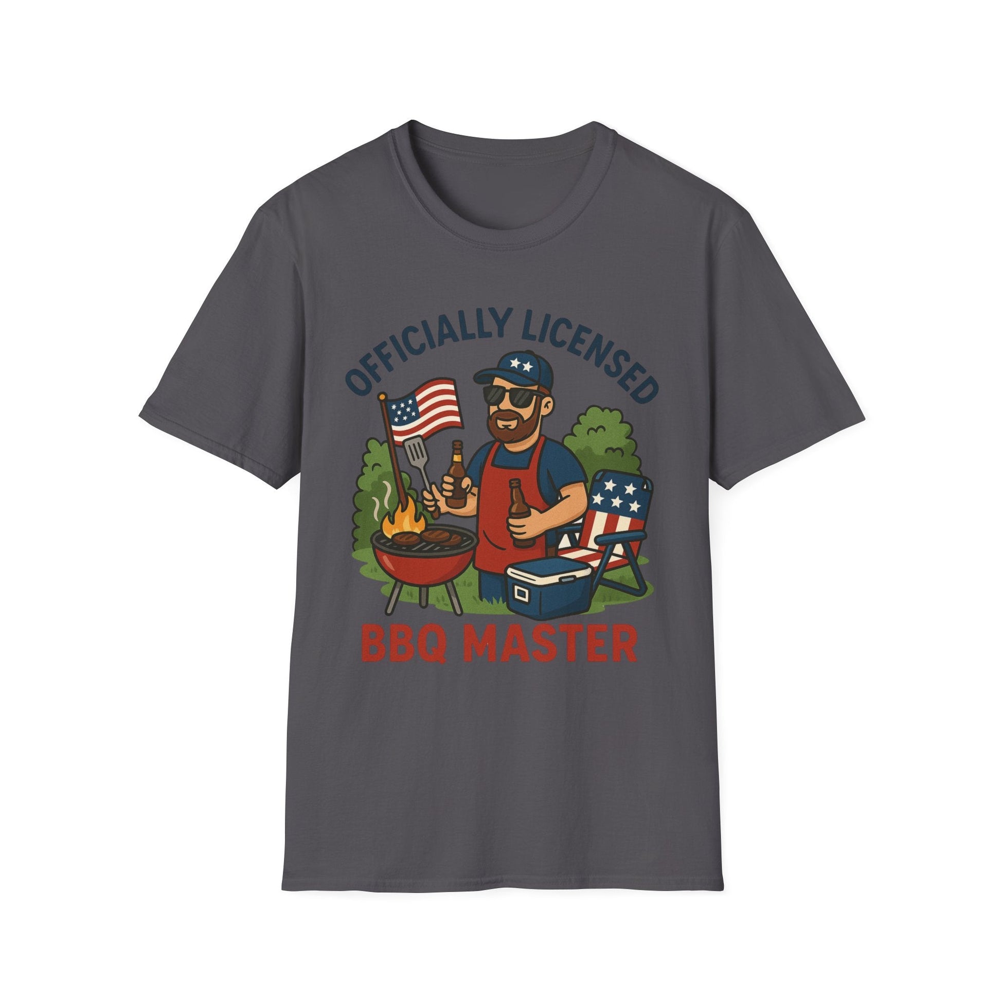 Officially Licensed BBQ Master T-Shirt for Grill Enthusiasts - Shirt Happens Graphics
