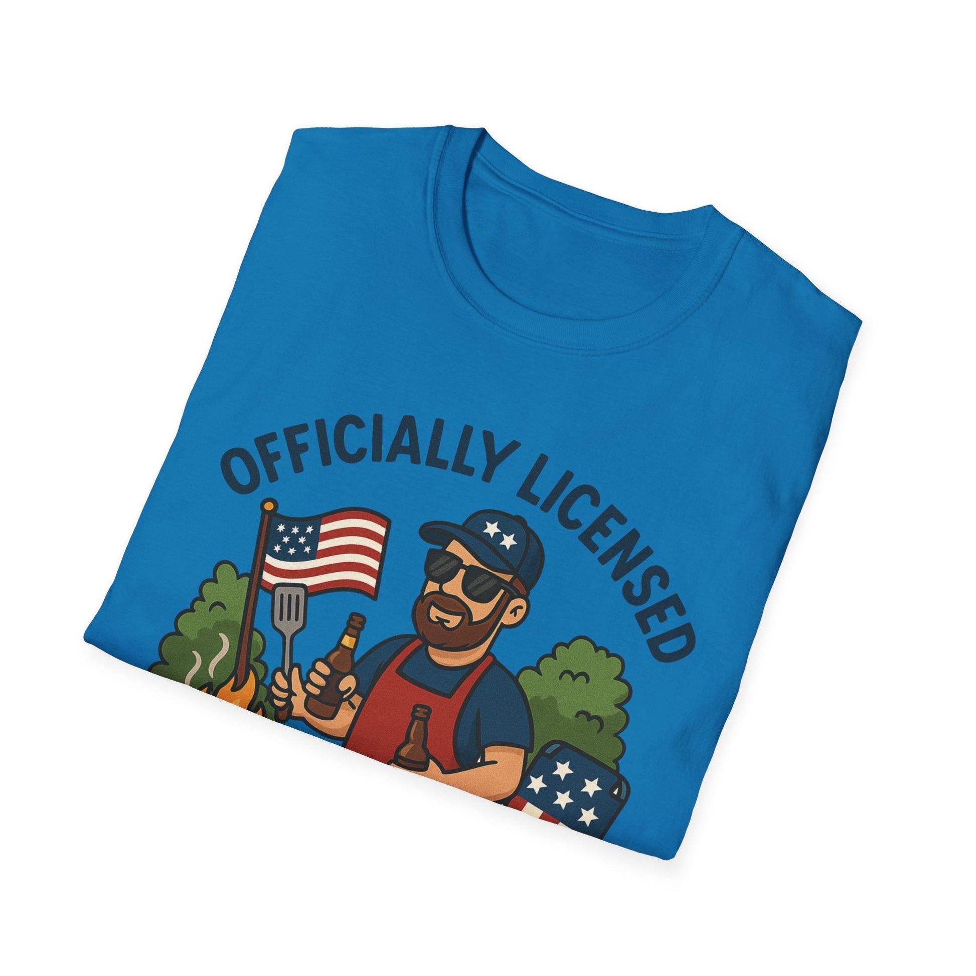 Officially Licensed BBQ Master T-Shirt for Grill Enthusiasts - Shirt Happens Graphics