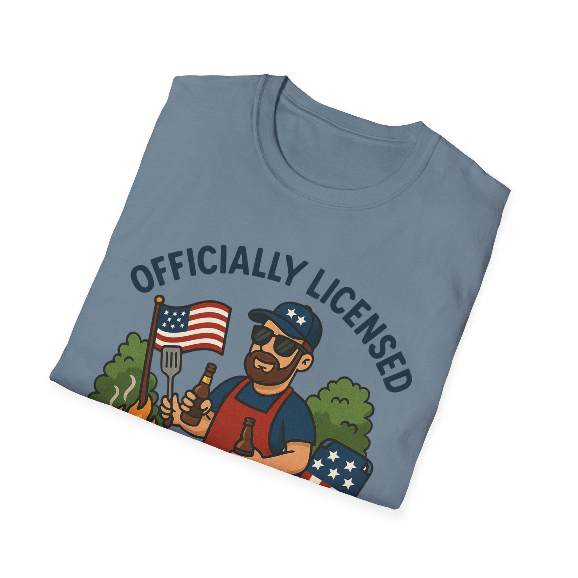 Officially Licensed BBQ Master T-Shirt for Grill Enthusiasts - Shirt Happens Graphics