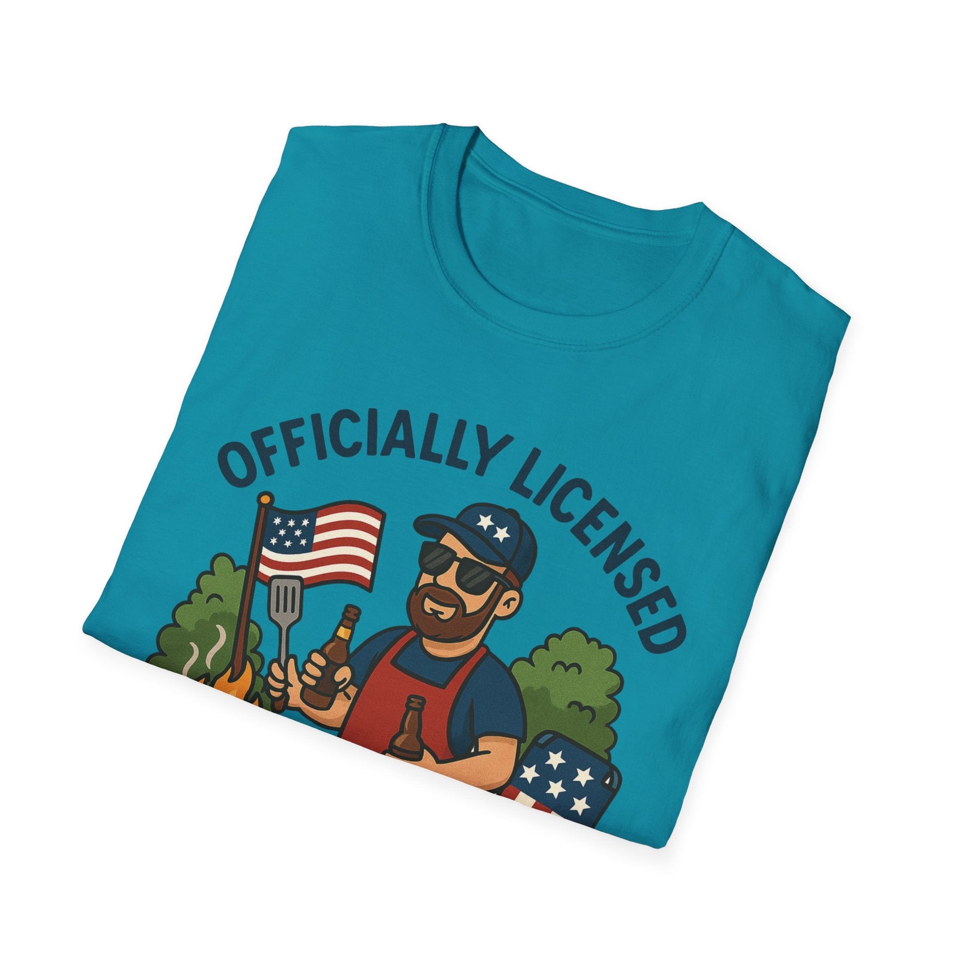 Officially Licensed BBQ Master T-Shirt for Grill Enthusiasts - Shirt Happens Graphics