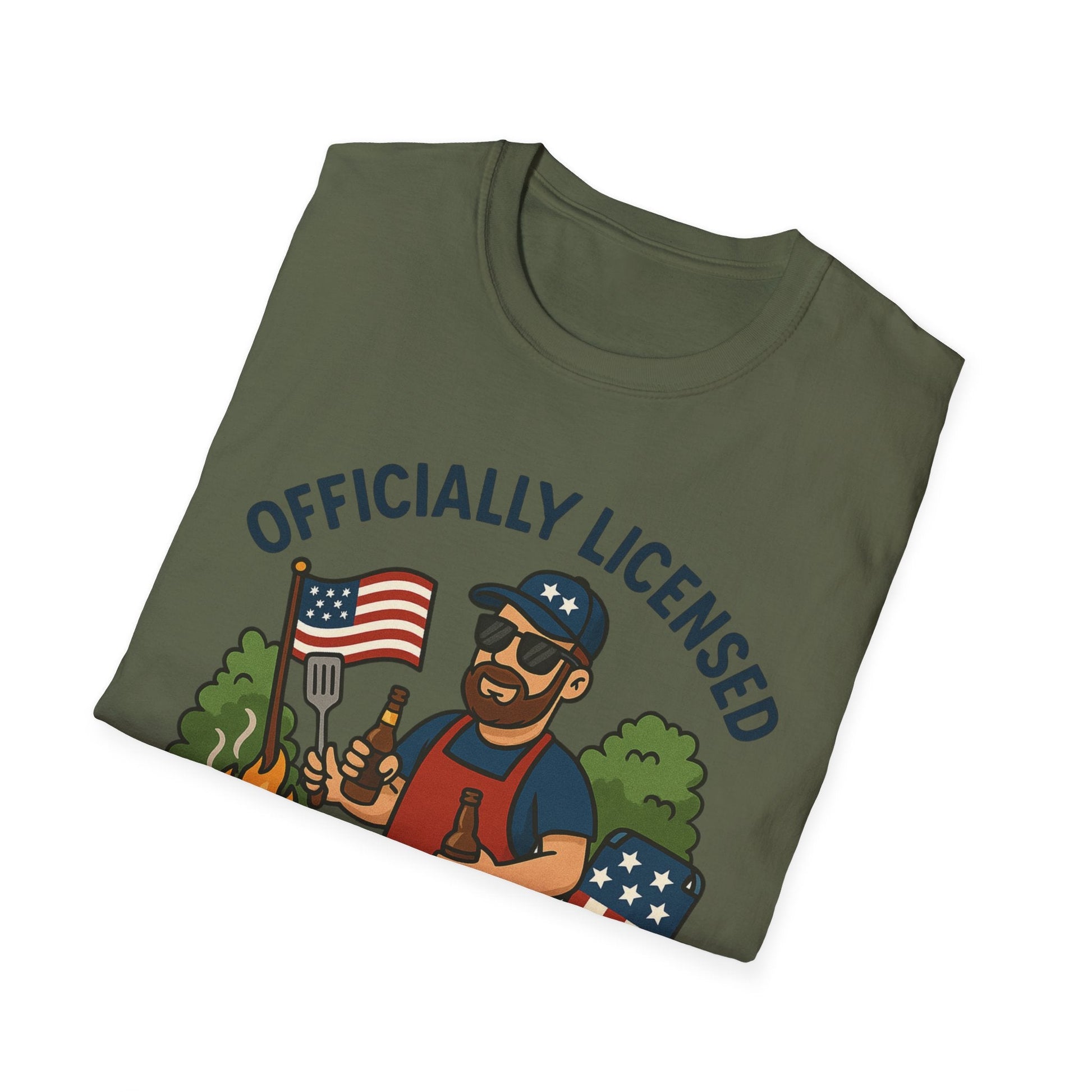 Officially Licensed BBQ Master T-Shirt for Grill Enthusiasts - Shirt Happens Graphics