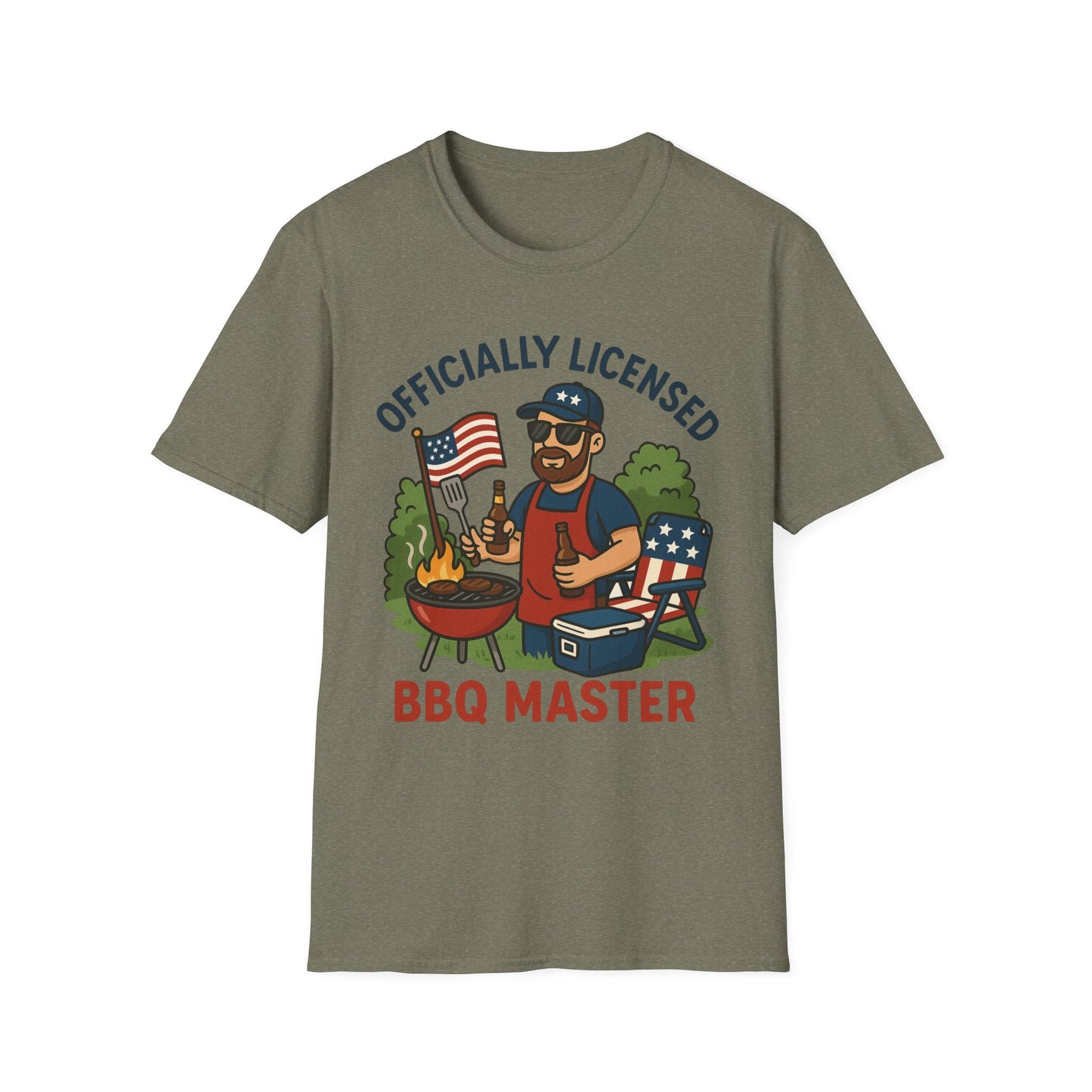 Officially Licensed BBQ Master T-Shirt for Grill Enthusiasts - Shirt Happens Graphics