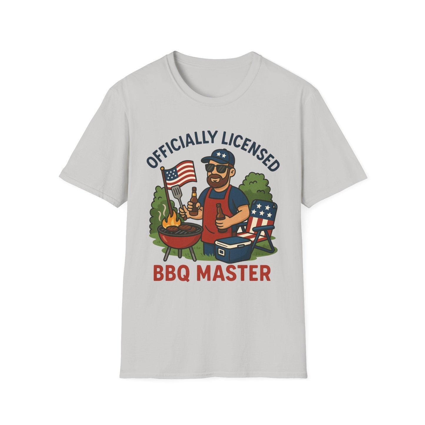Officially Licensed BBQ Master T-Shirt for Grill Enthusiasts - Shirt Happens Graphics