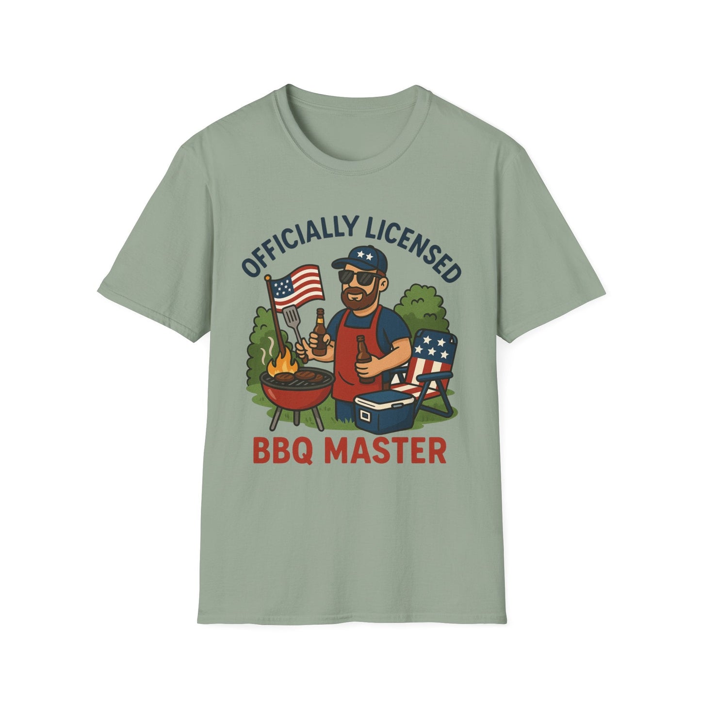 Officially Licensed BBQ Master T-Shirt for Grill Enthusiasts - Shirt Happens Graphics