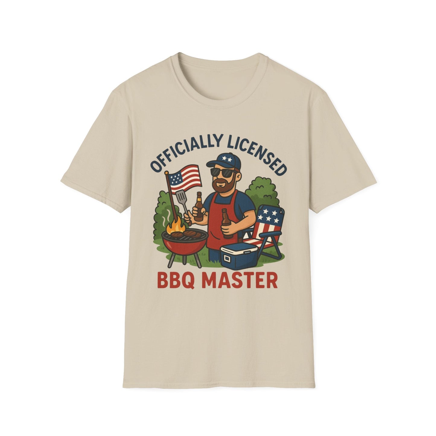 Officially Licensed BBQ Master T-Shirt for Grill Enthusiasts - Shirt Happens Graphics