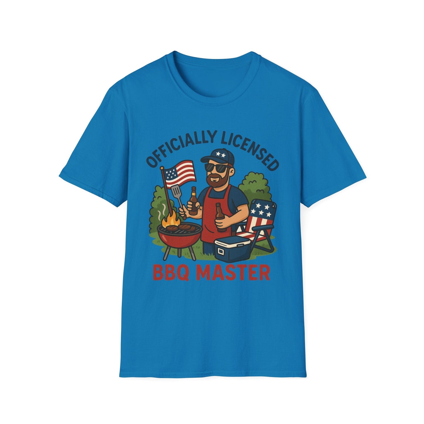 Officially Licensed BBQ Master T-Shirt for Grill Enthusiasts - Shirt Happens Graphics